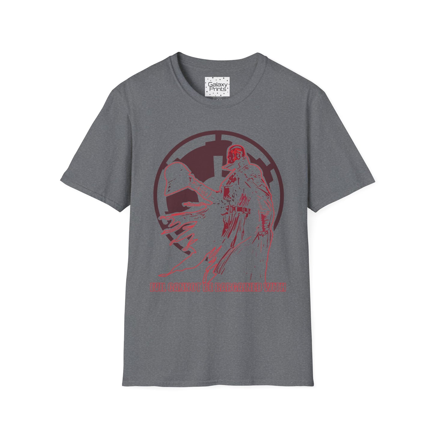 Star Wars Inspired Unisex T-Shirt - 'Vader's Evil Can Not Be Bargained With' Graphic Tee