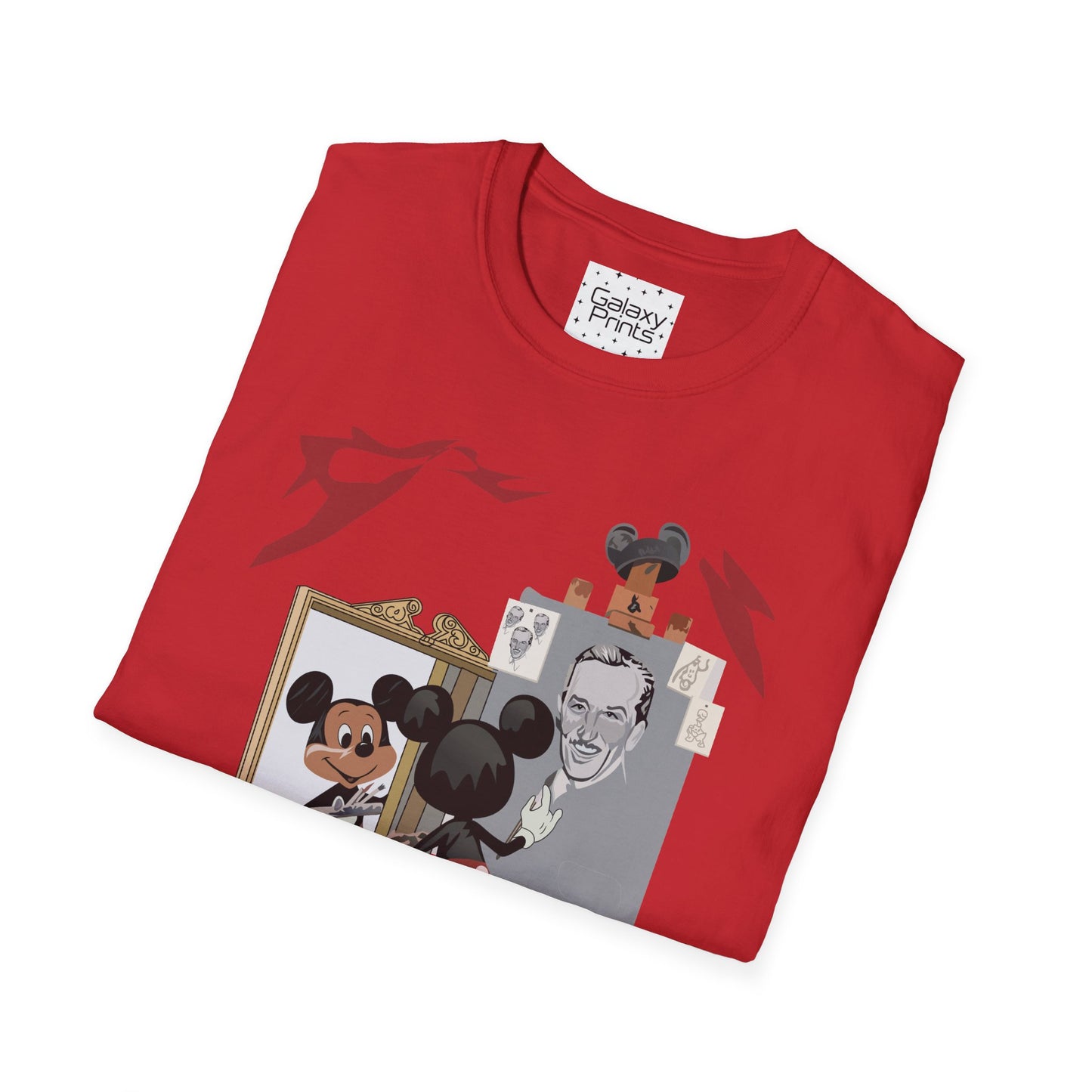 Unisex T-Shirt - DISNEY Inspired - 'Mickey Painting Walt'