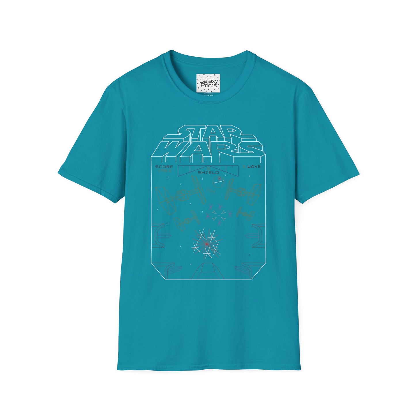 Star Wars Inspired Unisex T-Shirt - 'STAR WARS 1983 Arcade Video Game Screen Rendering' Graphic Tee