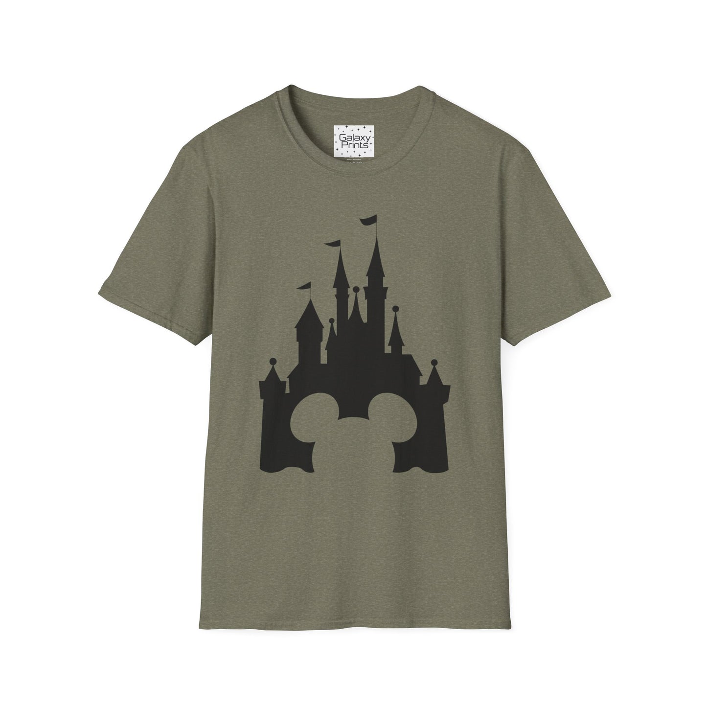 Unisex T-Shirt - DISNEY Inspired - 'Mickey Ears with Castle background'