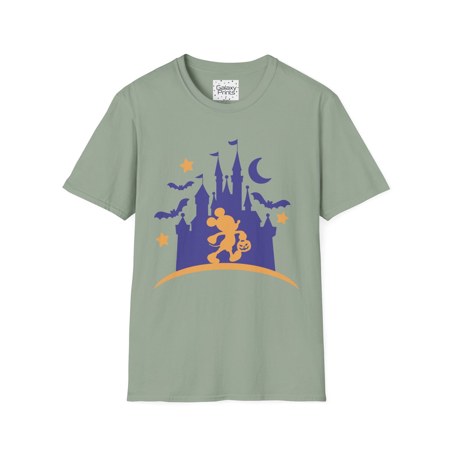 Unisex T-Shirt - DISNEY Inspired - 'Mickey gone trick or treating at the Castle in WDW'
