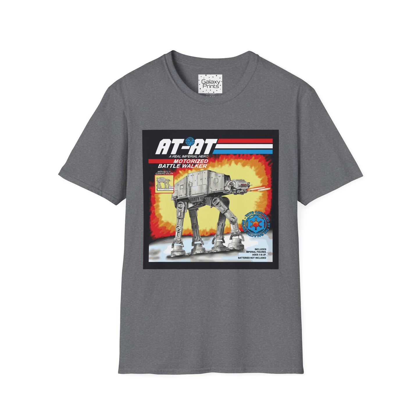 Star Wars AT-AT Walker Toy Box Retro Graphic Unisex Softstyle T-Shirt