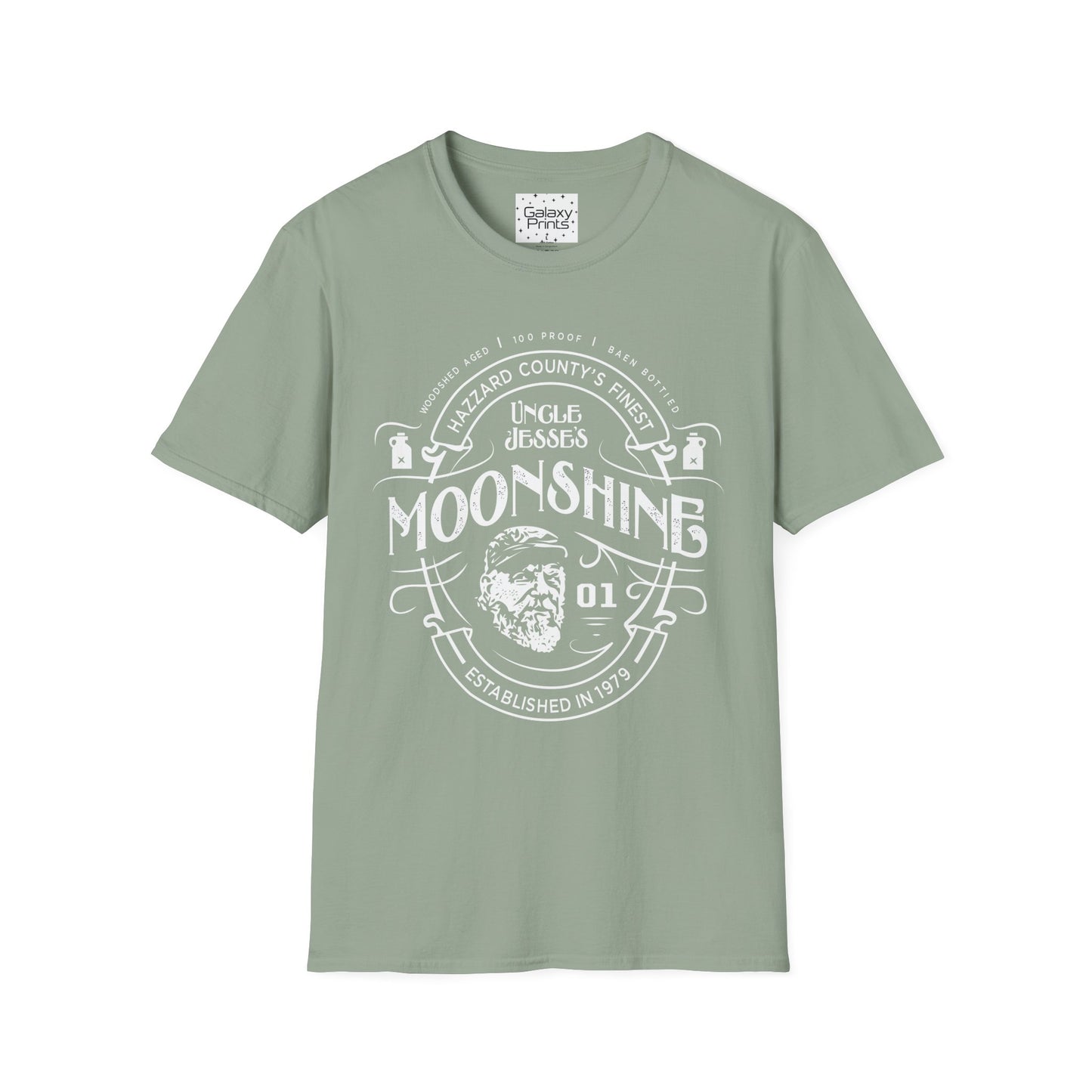 Unisex T-Shirt - POP Culture - 'From the Hit TV Show The Duke's of Hazzard - Uncle Jesse's Moonshine 1979'