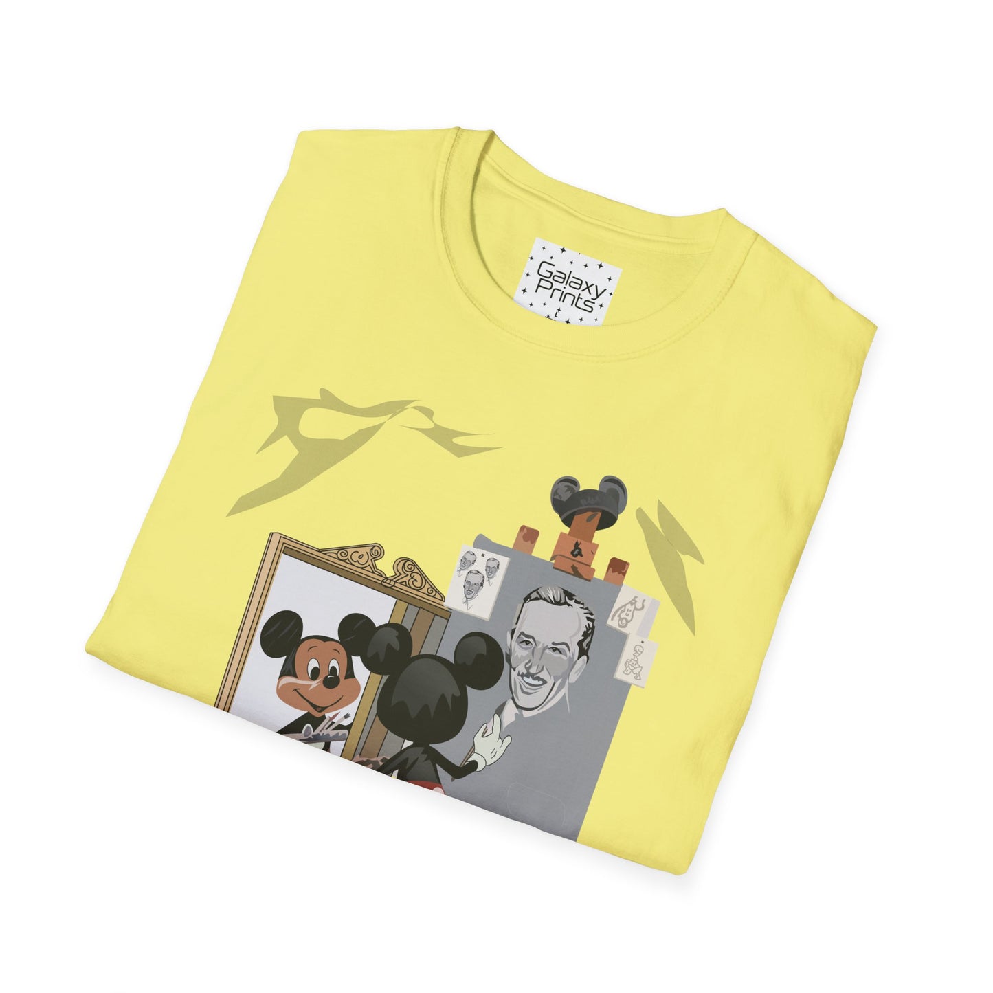 Unisex T-Shirt - DISNEY Inspired - 'Mickey Painting Walt'