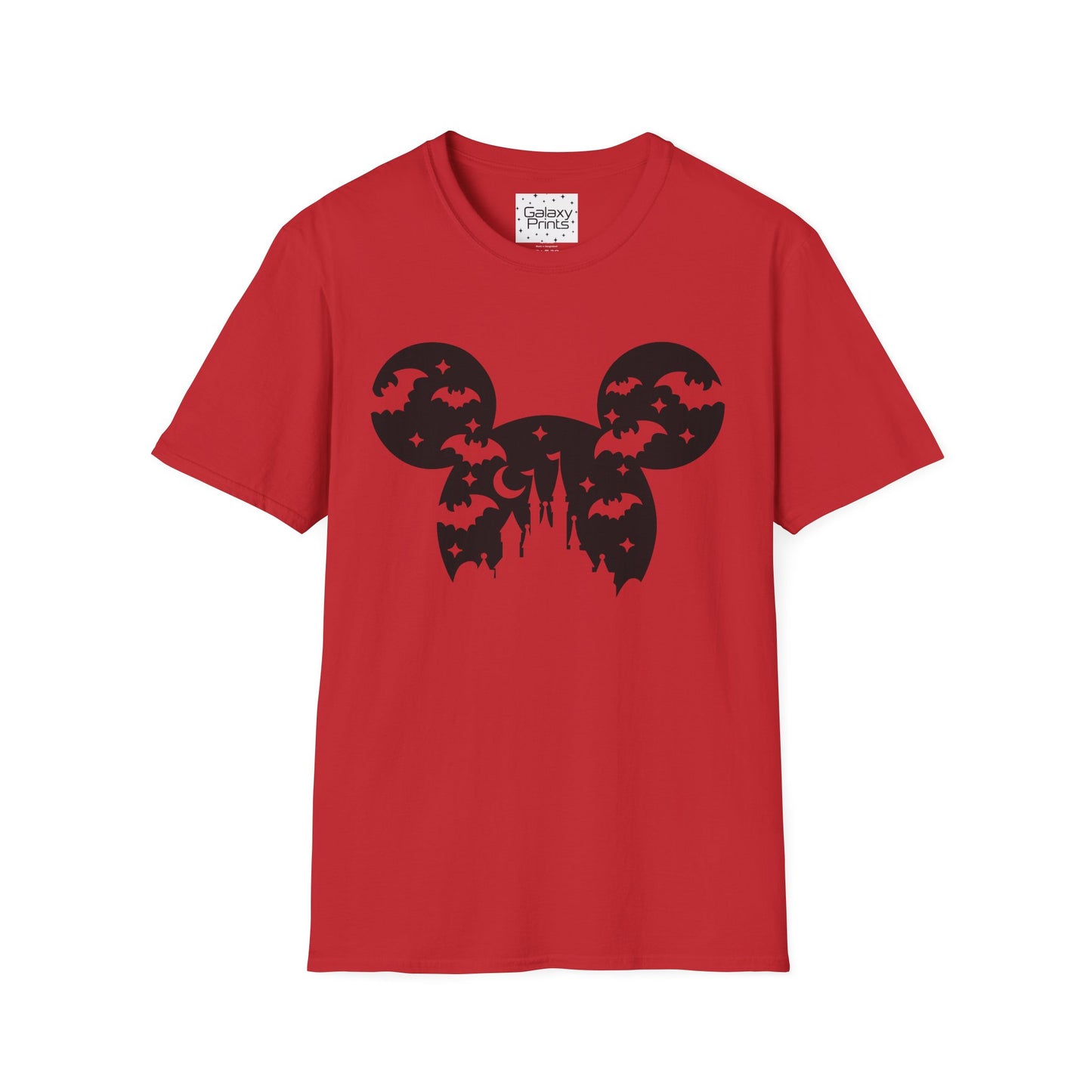 Unisex T-Shirt - DISNEY Inspired - 'Mickey Head with Castle for Halloween'