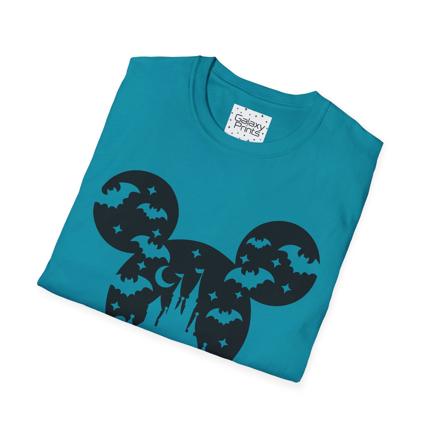 Unisex T-Shirt - DISNEY Inspired - 'Mickey Head with Castle for Halloween'
