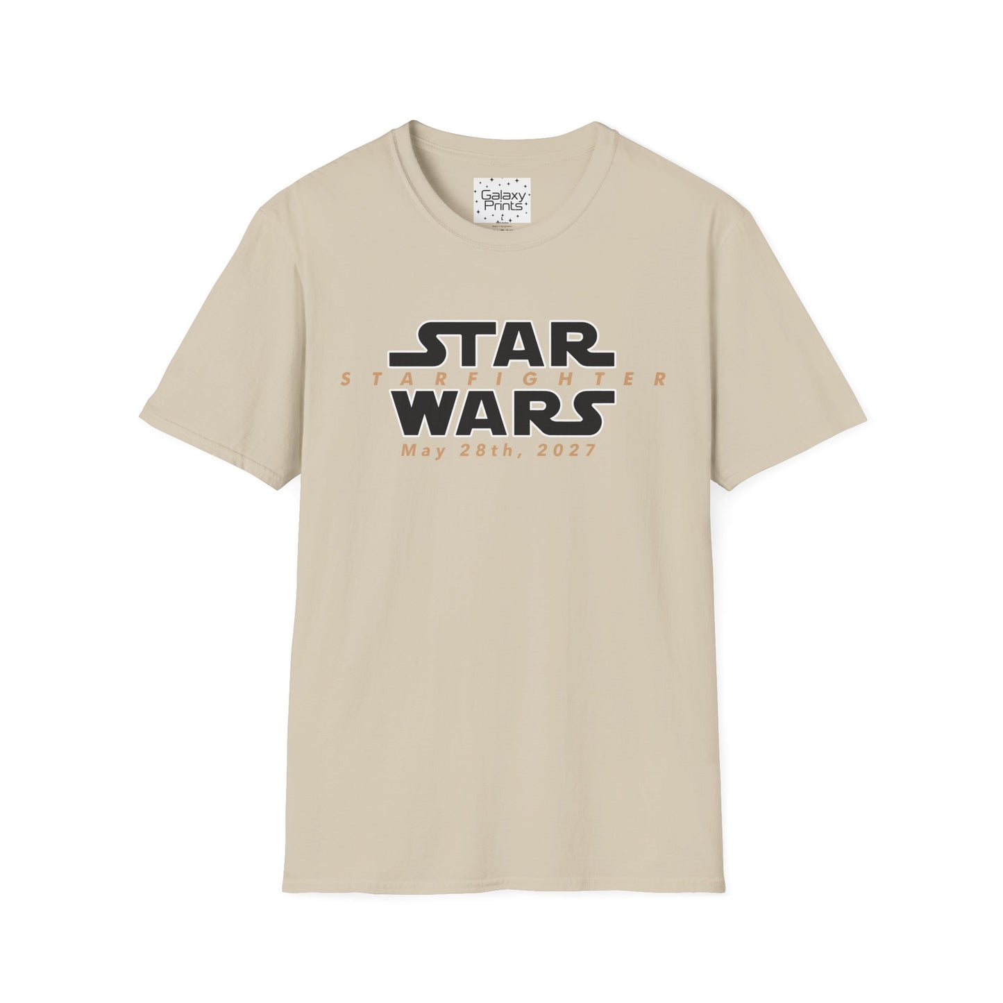 Inspired by Star Wars Starfighter Unisex T-Shirt - Movie Coming Out May 28th, 2027 (w/ movie release date)
