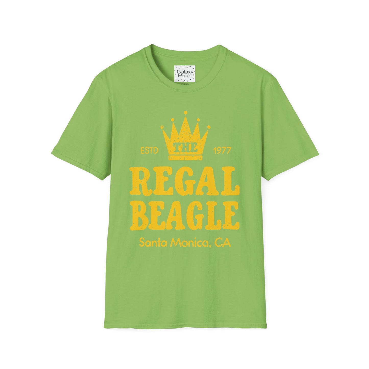 Unisex T-Shirt - POP Culture - 'The Regal Beagle Bar - From the Hit 1977 Sitcom Three's Company - Jack Janet Chrissy'