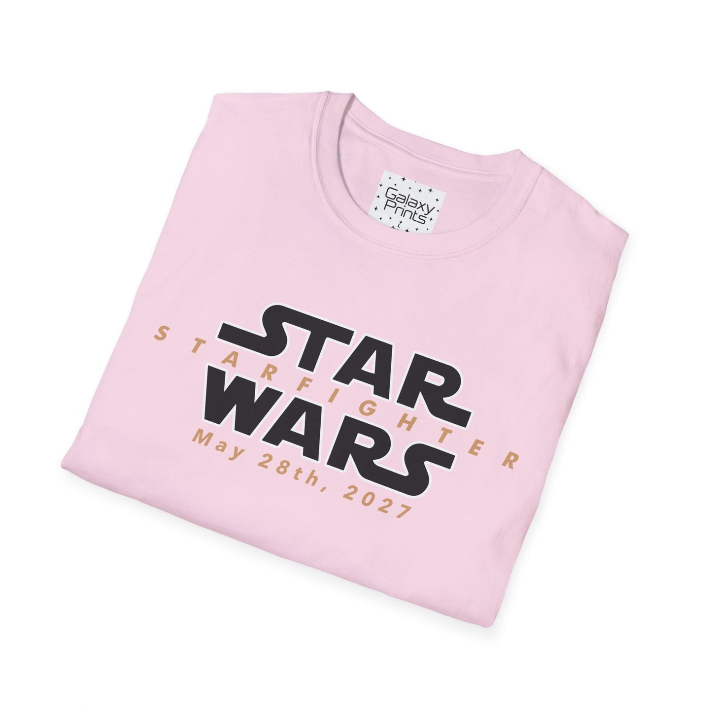 Inspired by Star Wars Starfighter Unisex T-Shirt - Movie Coming Out May 28th, 2027 (w/ movie release date)