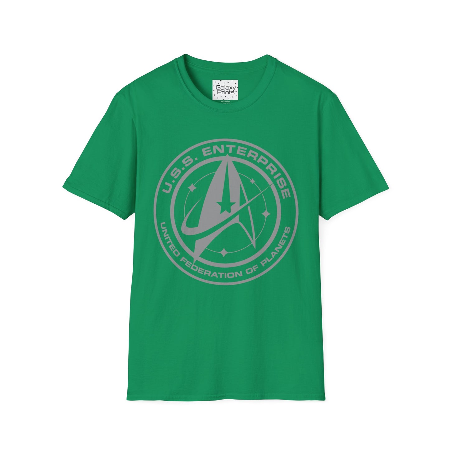 Unisex T-Shirt - POP Culture - 'From STAR TREK the TV & Movie HIT Franchises - U.S.S. Enterprise Flight Patch'