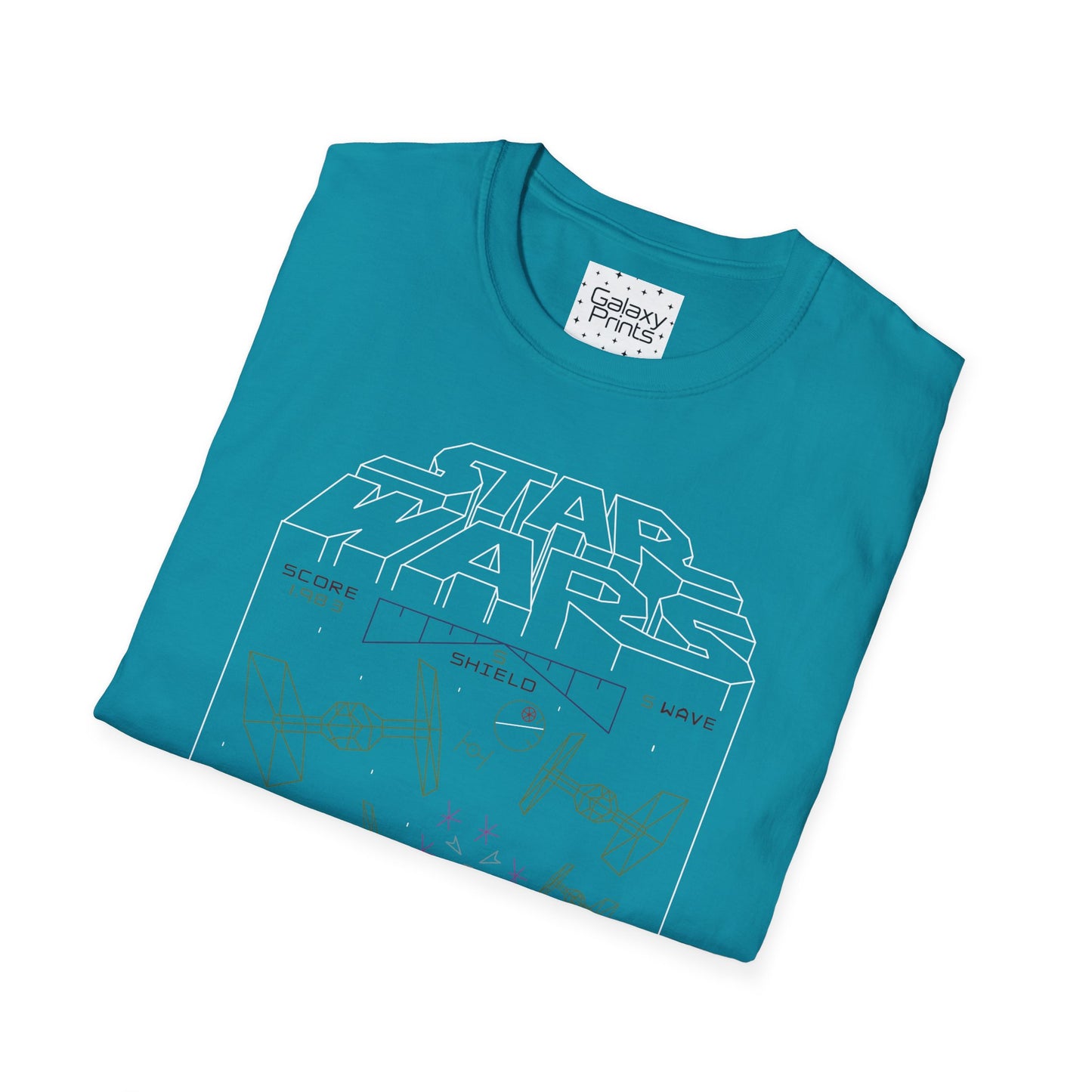 Star Wars Inspired Unisex T-Shirt - 'STAR WARS 1983 Arcade Video Game Screen Rendering' Graphic Tee