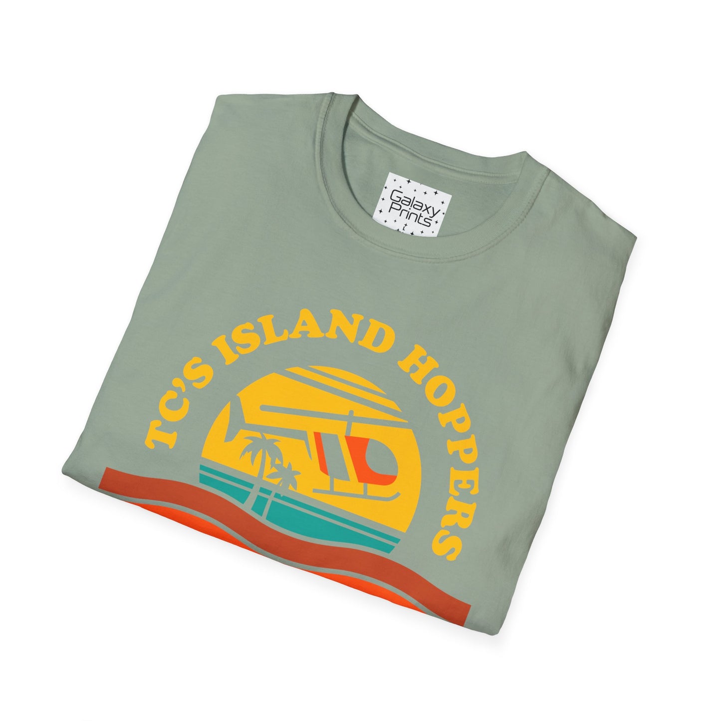 Unisex T-Shirt - POP Culture - 'From the HIT TV Show Magnum PI - TC's Helicopter Charterers & Rides'