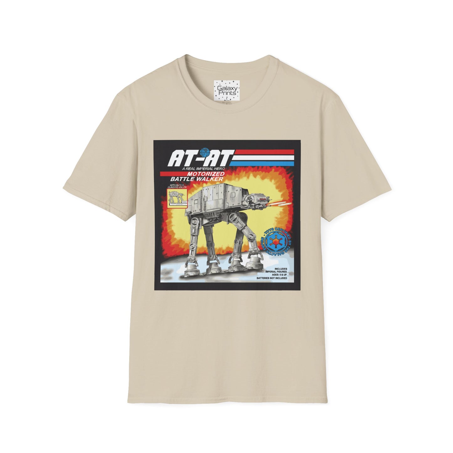 Star Wars AT-AT Walker Toy Box Retro Graphic Unisex Softstyle T-Shirt