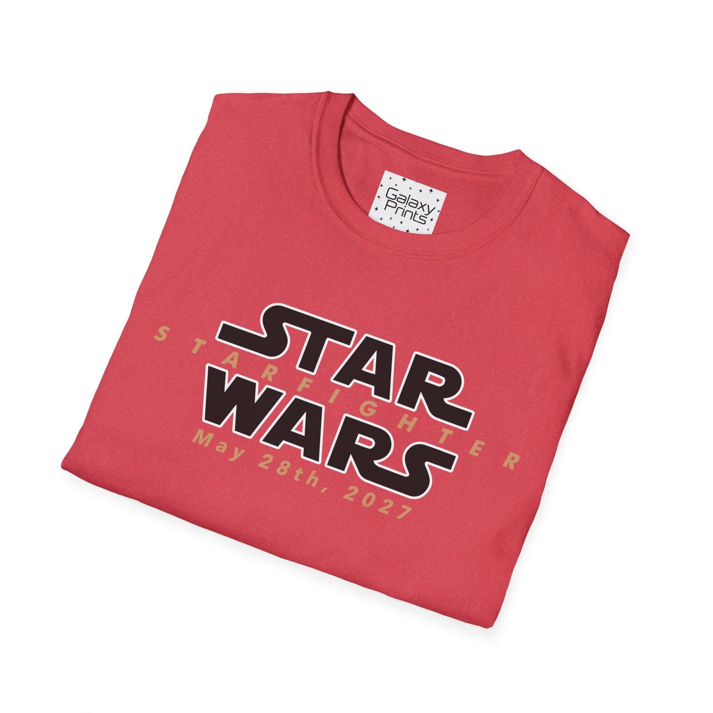 Inspired by Star Wars Starfighter Unisex T-Shirt - Movie Coming Out May 28th, 2027 (w/ movie release date)