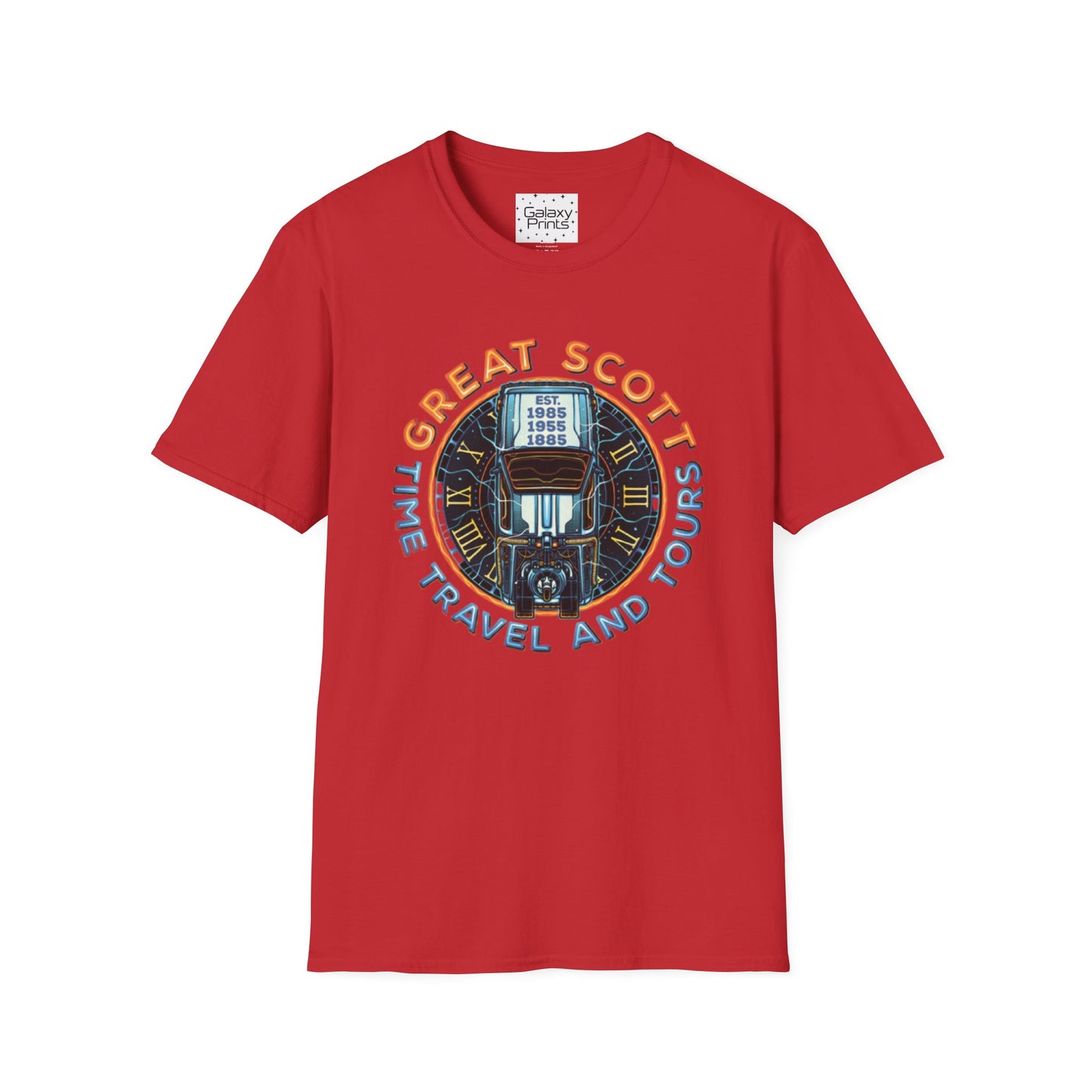 Back To The Future Inspired Unisex T-Shirt - 'Great Scott - Time Travel and Tours'