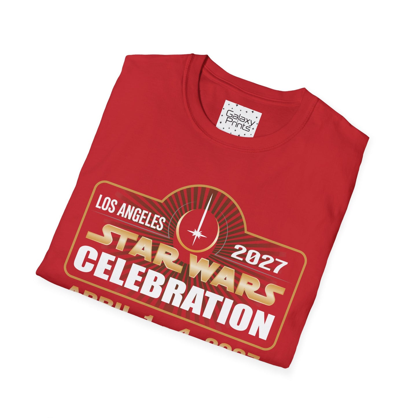 Star Wars Inspired T-Shirt - 'STAR WARS CELEBRATION April 1-4, 2027 in Los Angeles CA' Graphic Tee
