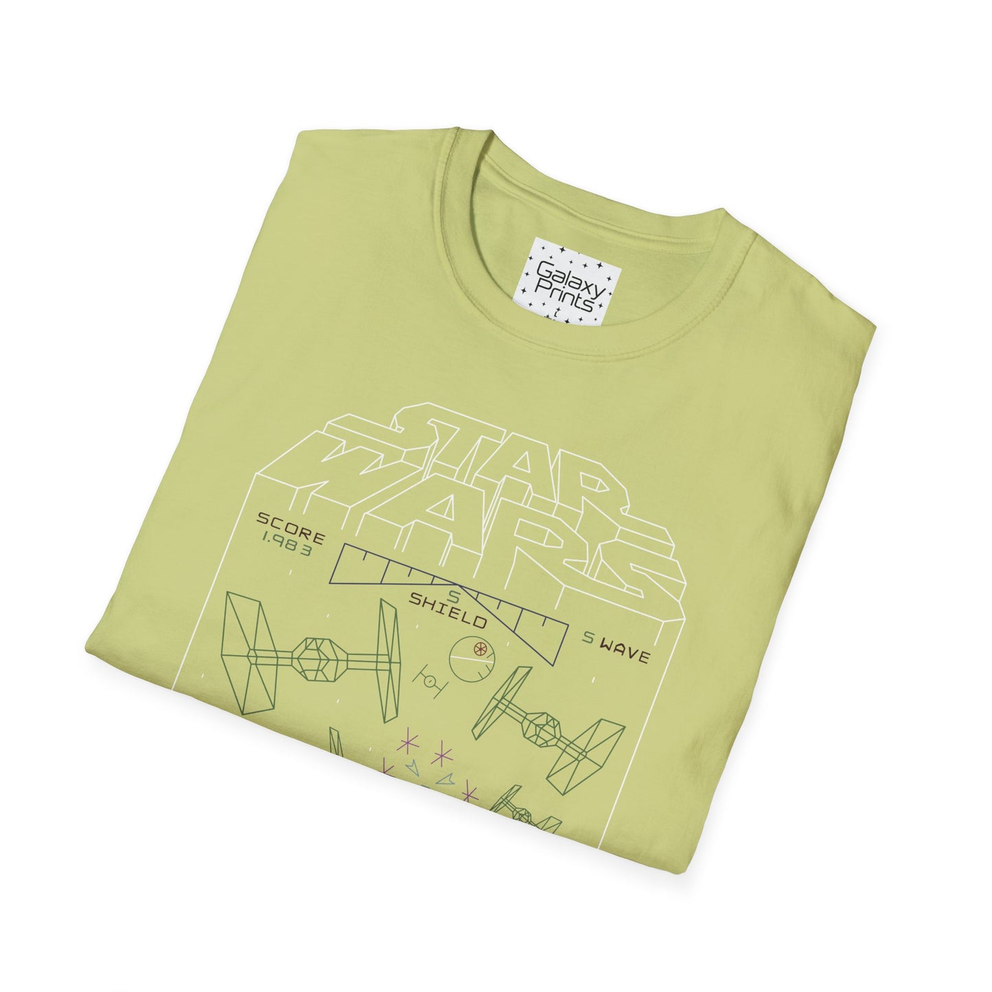 Star Wars Inspired Unisex T-Shirt - 'STAR WARS 1983 Arcade Video Game Screen Rendering' Graphic Tee