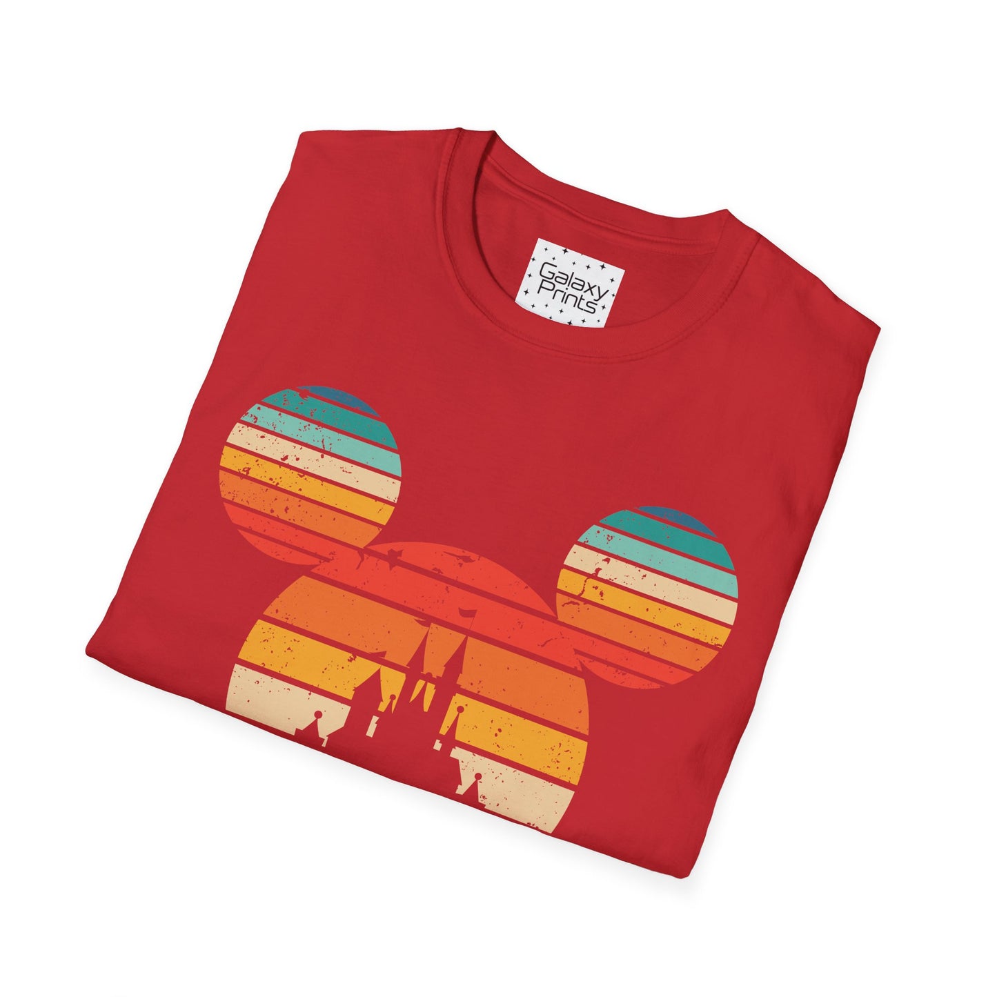 Unisex T-Shirt - DISNEY Inspired - 'Mickey Ears with Pastel Colors Distressed'