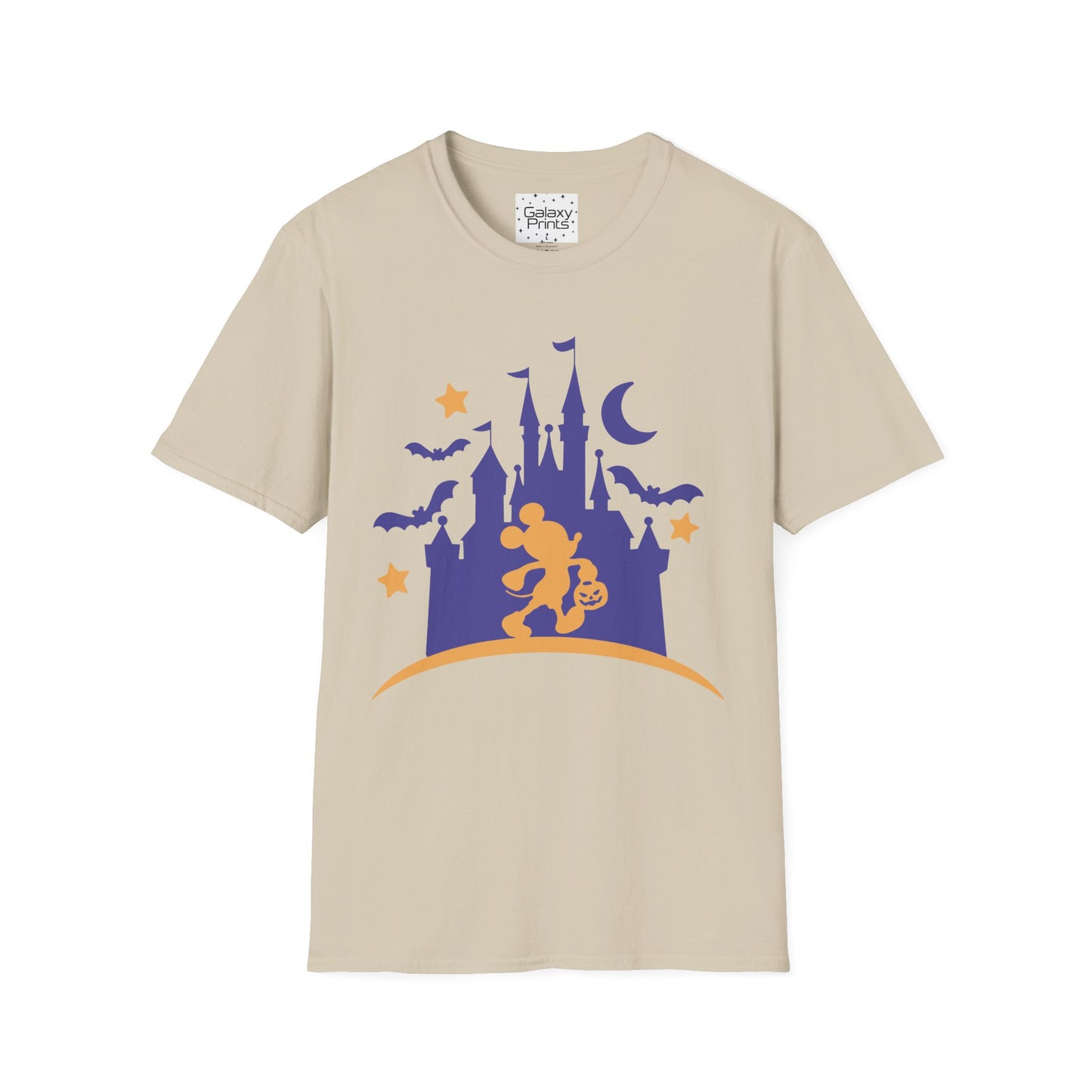 Unisex T-Shirt - DISNEY Inspired - 'Mickey gone trick or treating at the Castle in WDW'