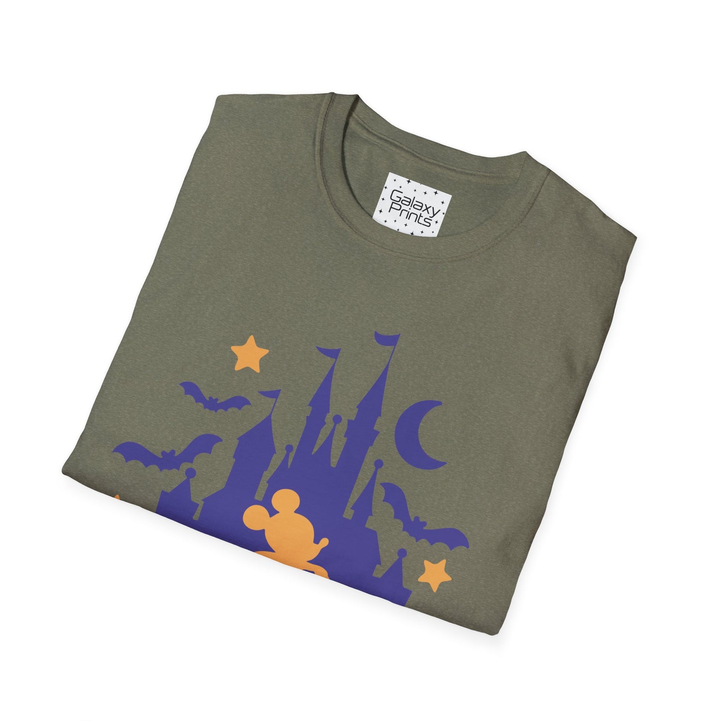 Unisex T-Shirt - DISNEY Inspired - 'Mickey gone trick or treating at the Castle in WDW'