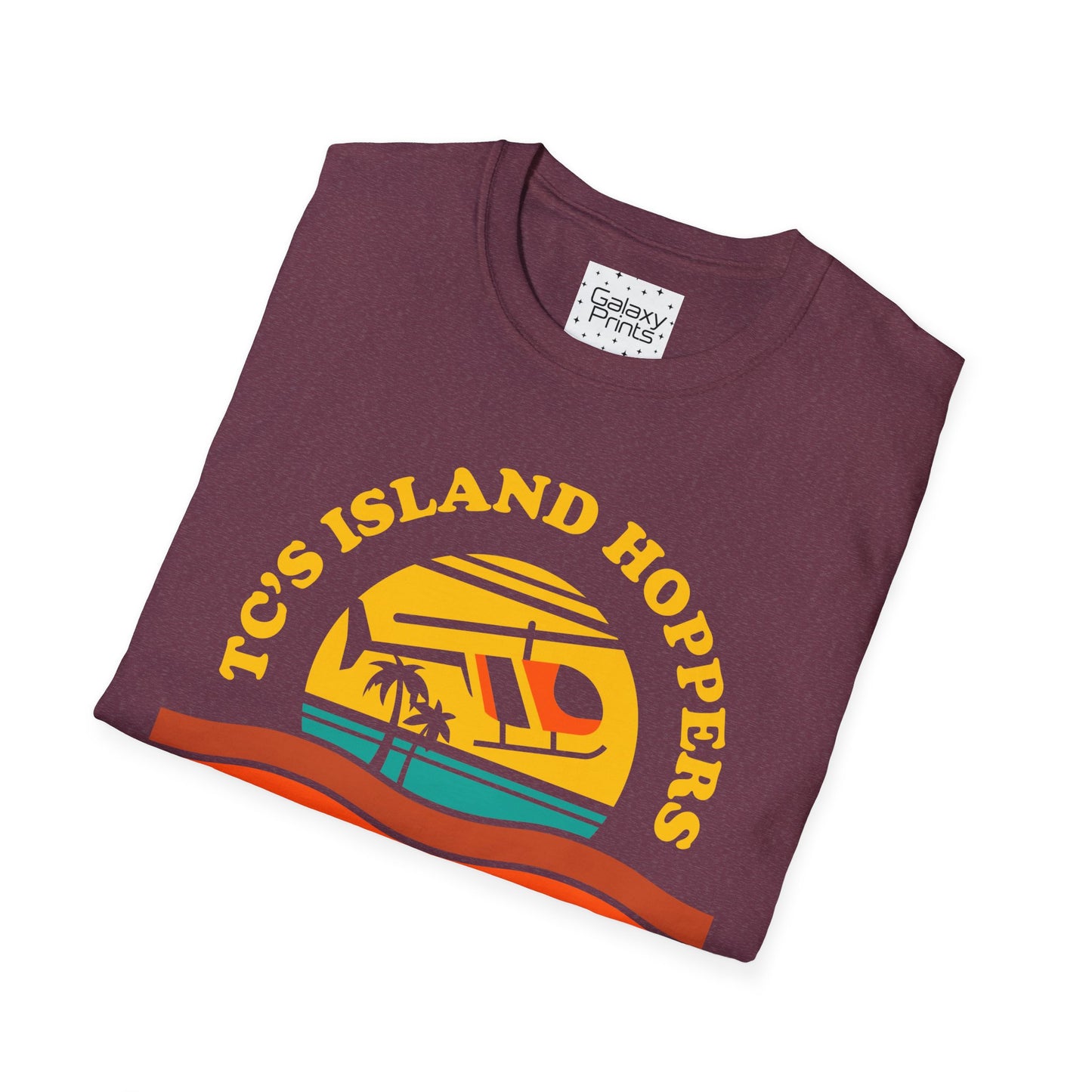 Unisex T-Shirt - POP Culture - 'From the HIT TV Show Magnum PI - TC's Helicopter Charterers & Rides'