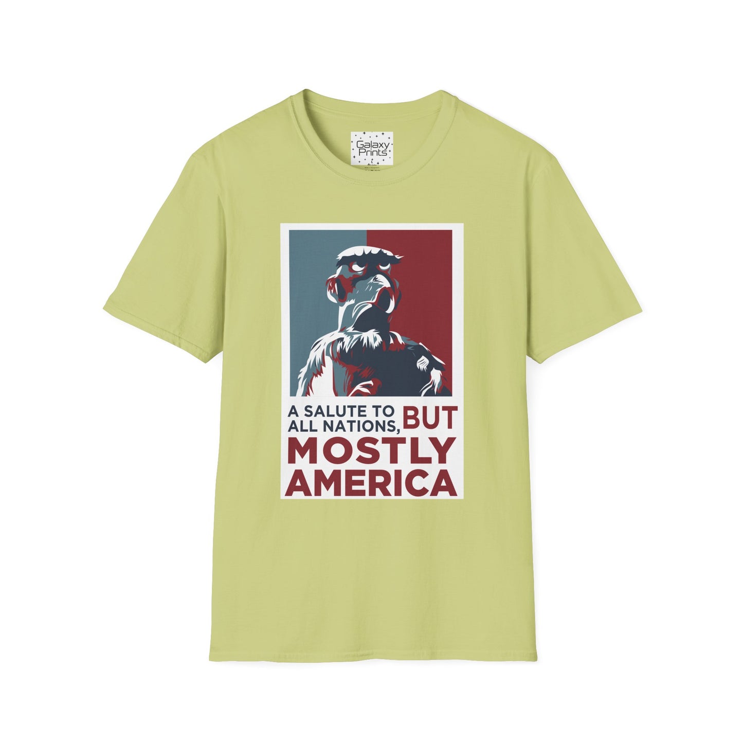 DISNEY inspired Unisex T-Shirt - SAM EAGLE 'Salute To All Nations But Mostly America'