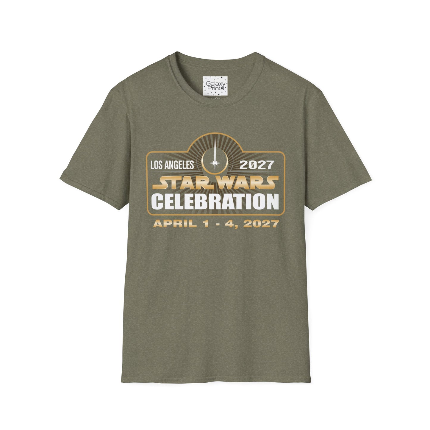 Star Wars Inspired T-Shirt - 'STAR WARS CELEBRATION April 1-4, 2027 in Los Angeles CA' Graphic Tee