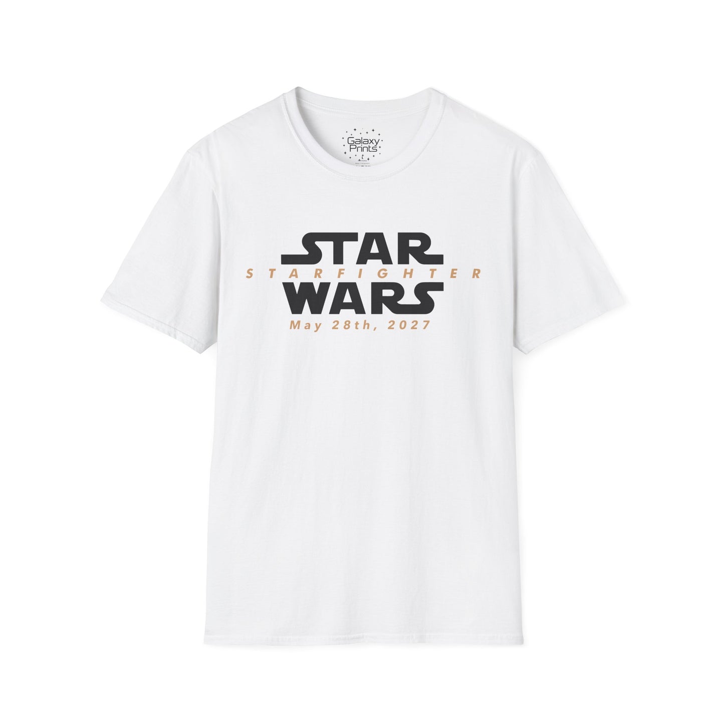 Inspired by Star Wars Starfighter Unisex T-Shirt - Movie Coming Out May 28th, 2027 (w/ movie release date)