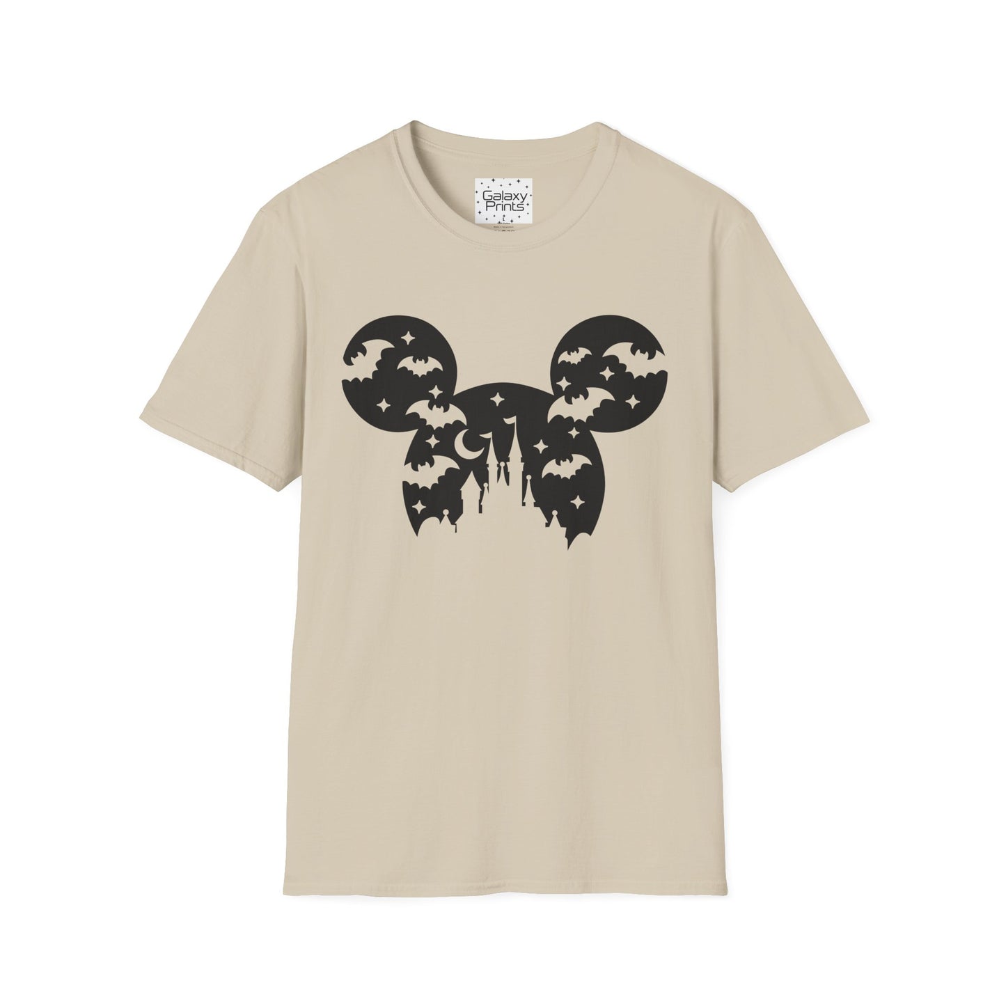 Unisex T-Shirt - DISNEY Inspired - 'Mickey Head with Castle for Halloween'