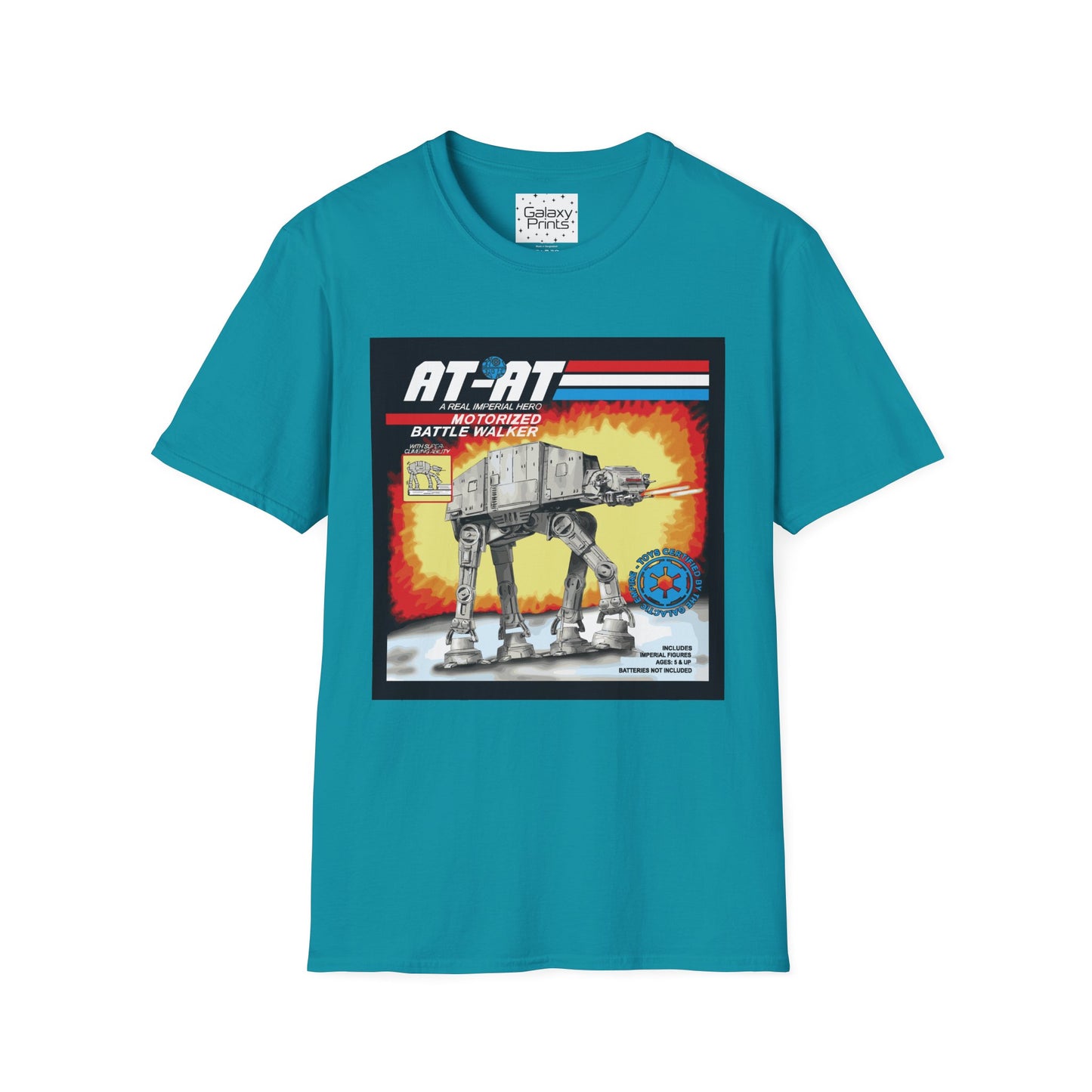 Star Wars AT-AT Walker Toy Box Retro Graphic Unisex Softstyle T-Shirt