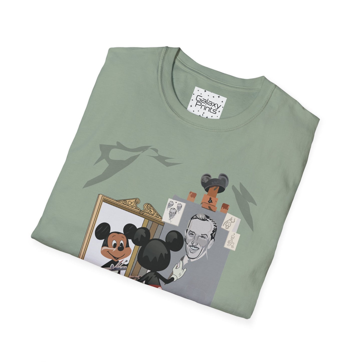 Unisex T-Shirt - DISNEY Inspired - 'Mickey Painting Walt'