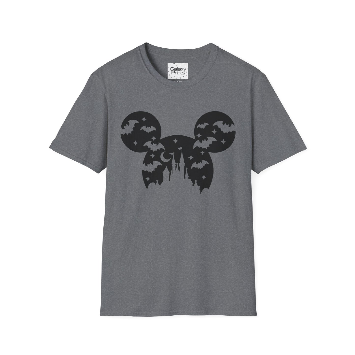 Unisex T-Shirt - DISNEY Inspired - 'Mickey Head with Castle for Halloween'