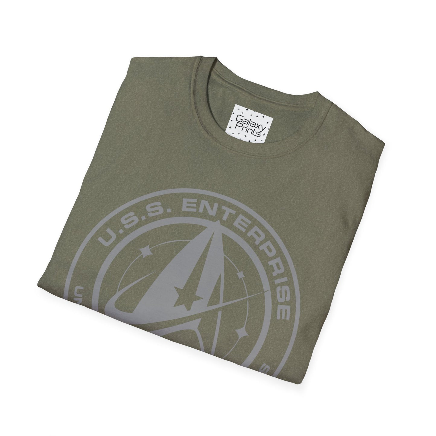 Unisex T-Shirt - POP Culture - 'From STAR TREK the TV & Movie HIT Franchises - U.S.S. Enterprise Flight Patch'
