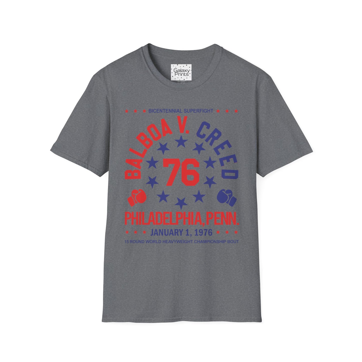 Unisex T-Shirt - POP Culture - 'From the HIT Movie ROCKY - Balboa vs. Creed 1976'