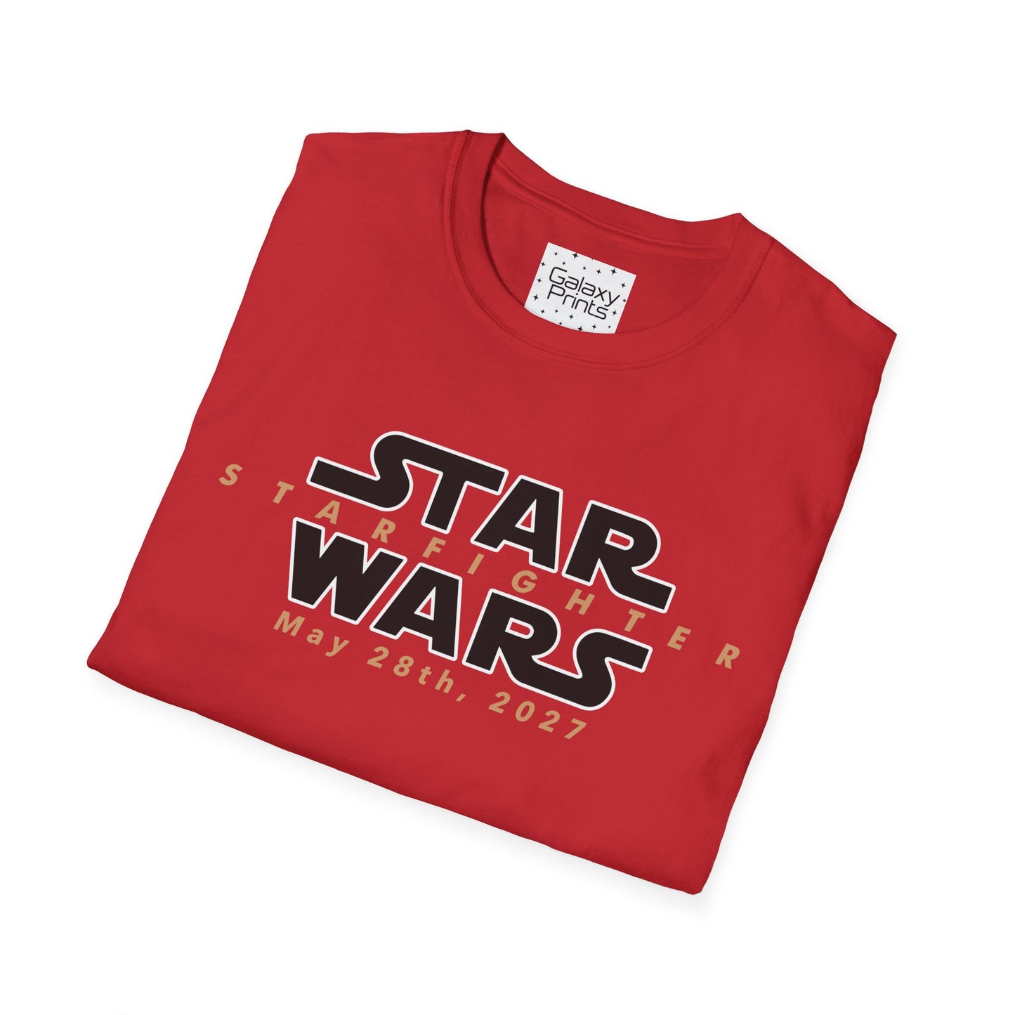 Inspired by Star Wars Starfighter Unisex T-Shirt - Movie Coming Out May 28th, 2027 (w/ movie release date)