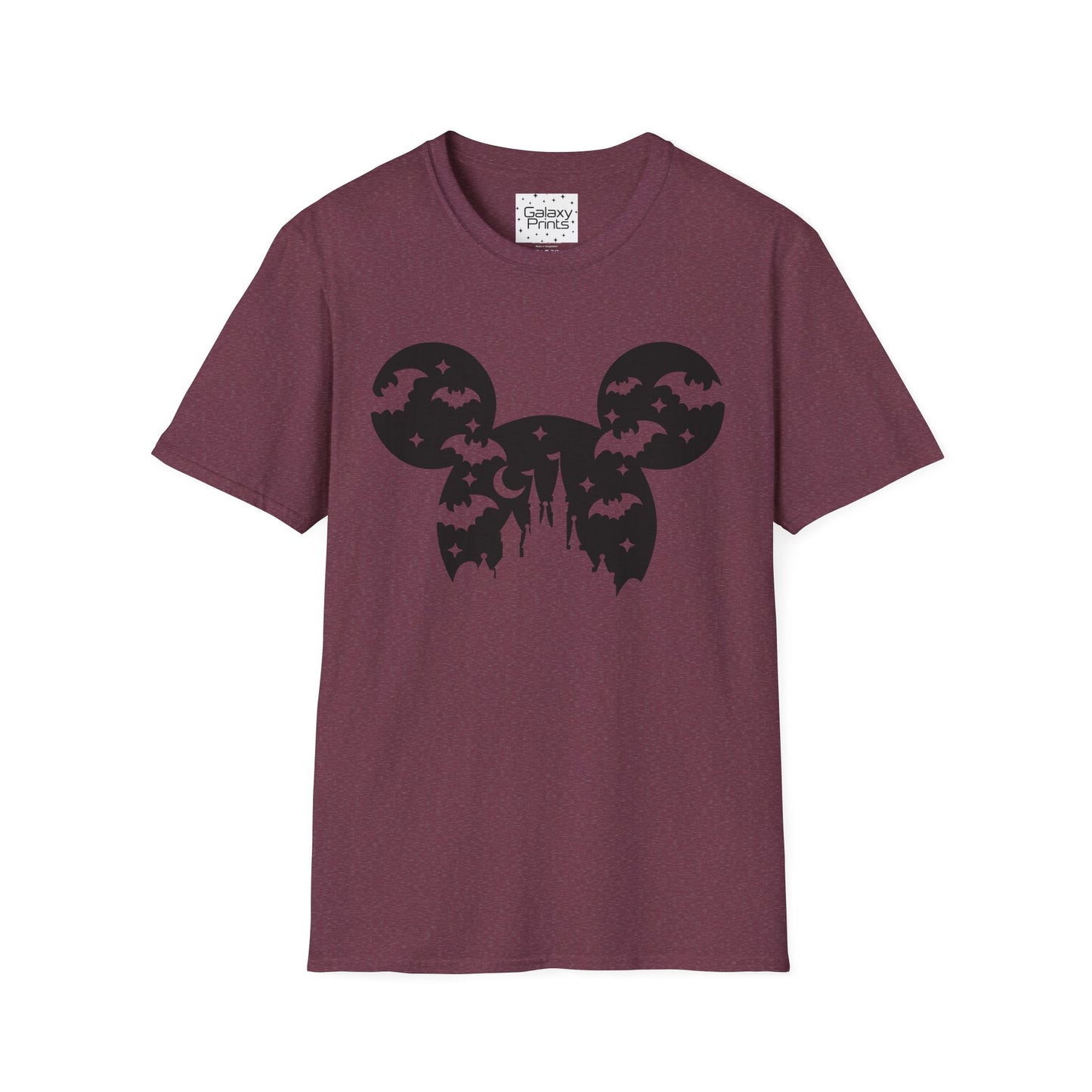 Unisex T-Shirt - DISNEY Inspired - 'Mickey Head with Castle for Halloween'