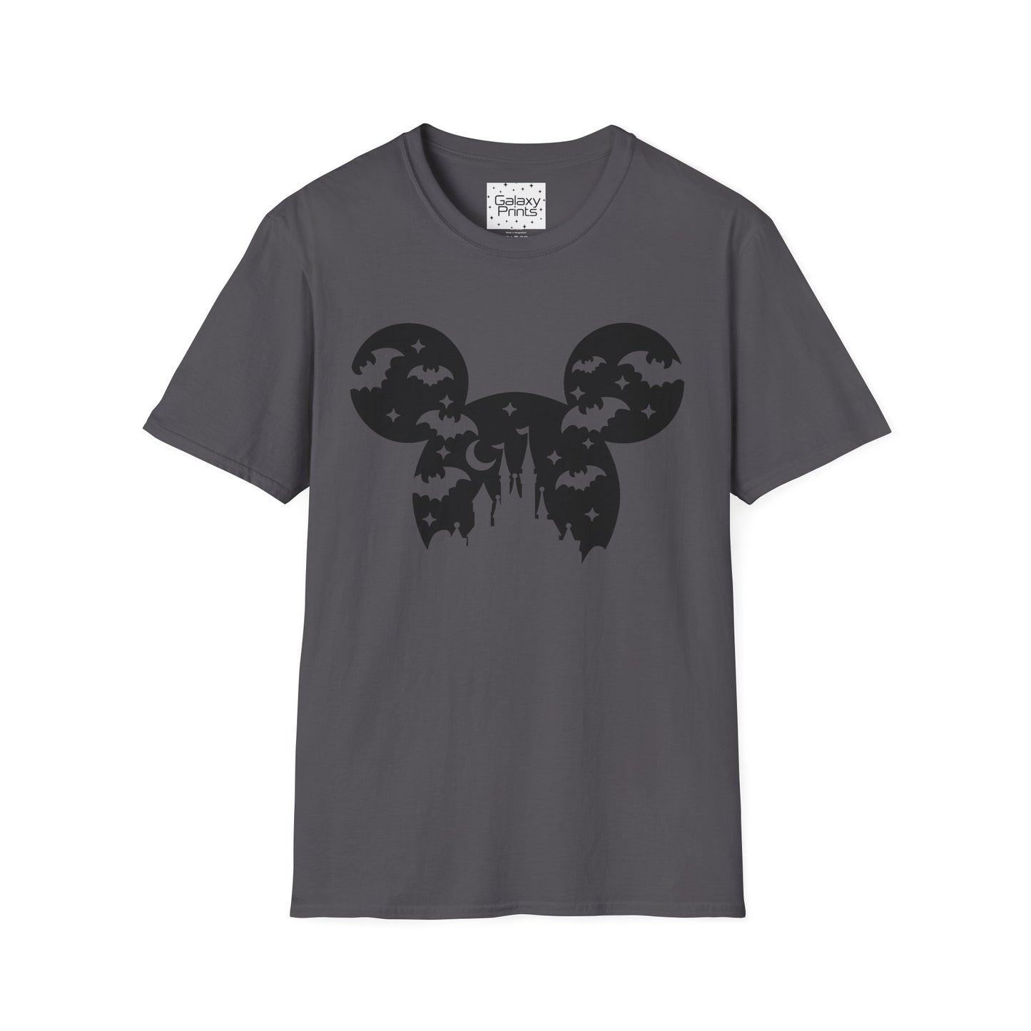 Unisex T-Shirt - DISNEY Inspired - 'Mickey Head with Castle for Halloween'