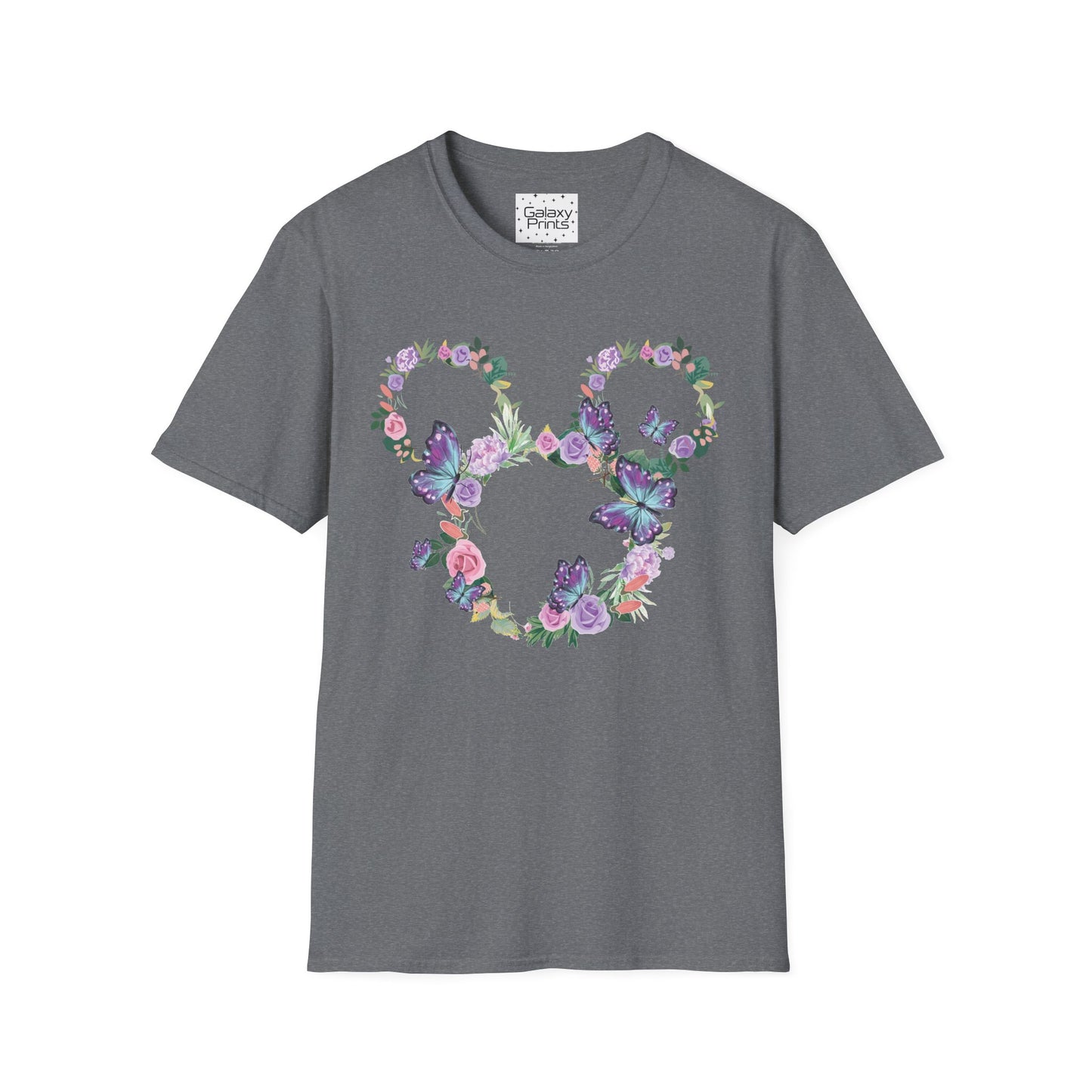 Unisex T-Shirt - DISNEY Inspired - 'Mickey Ears made of Flowers'