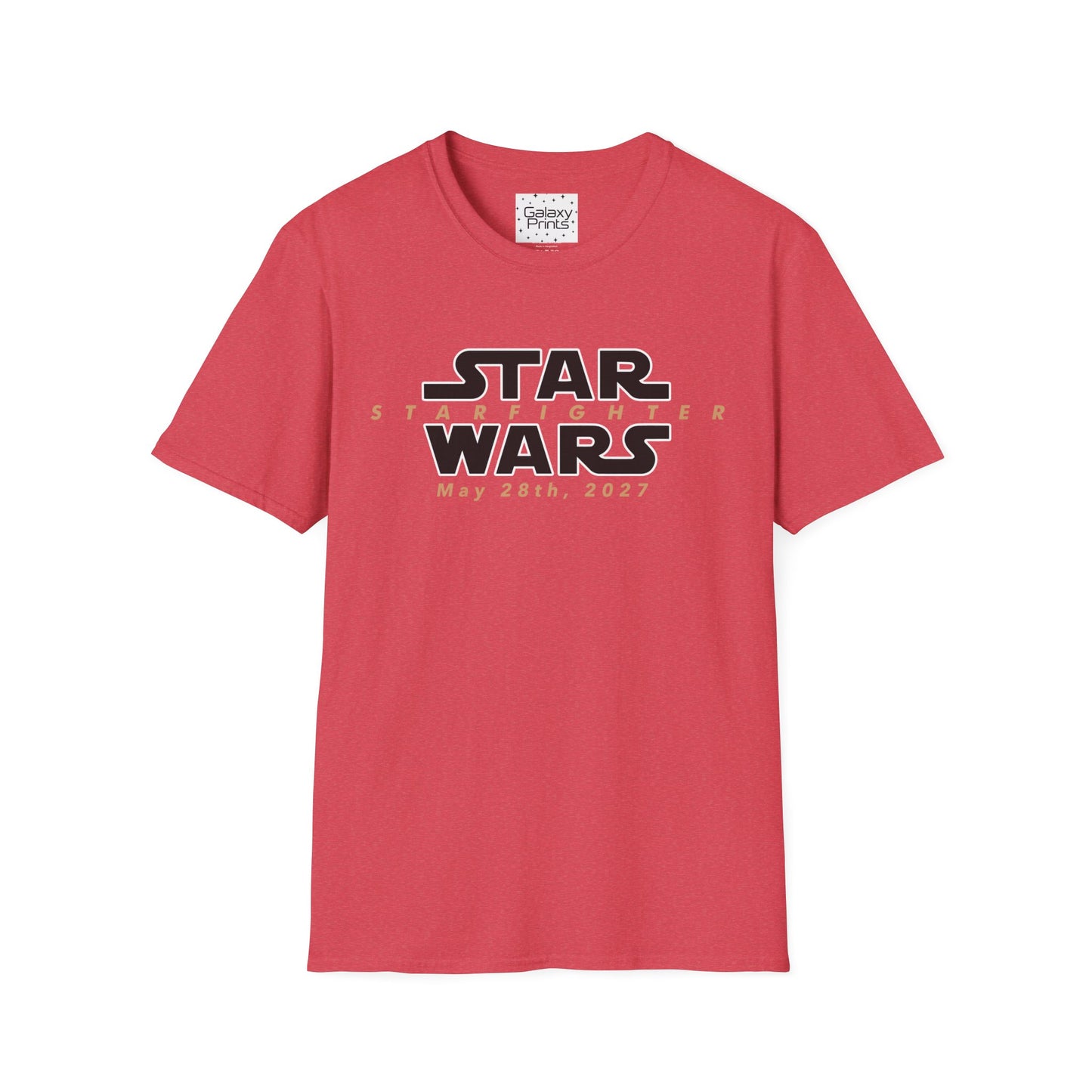 Inspired by Star Wars Starfighter Unisex T-Shirt - Movie Coming Out May 28th, 2027 (w/ movie release date)