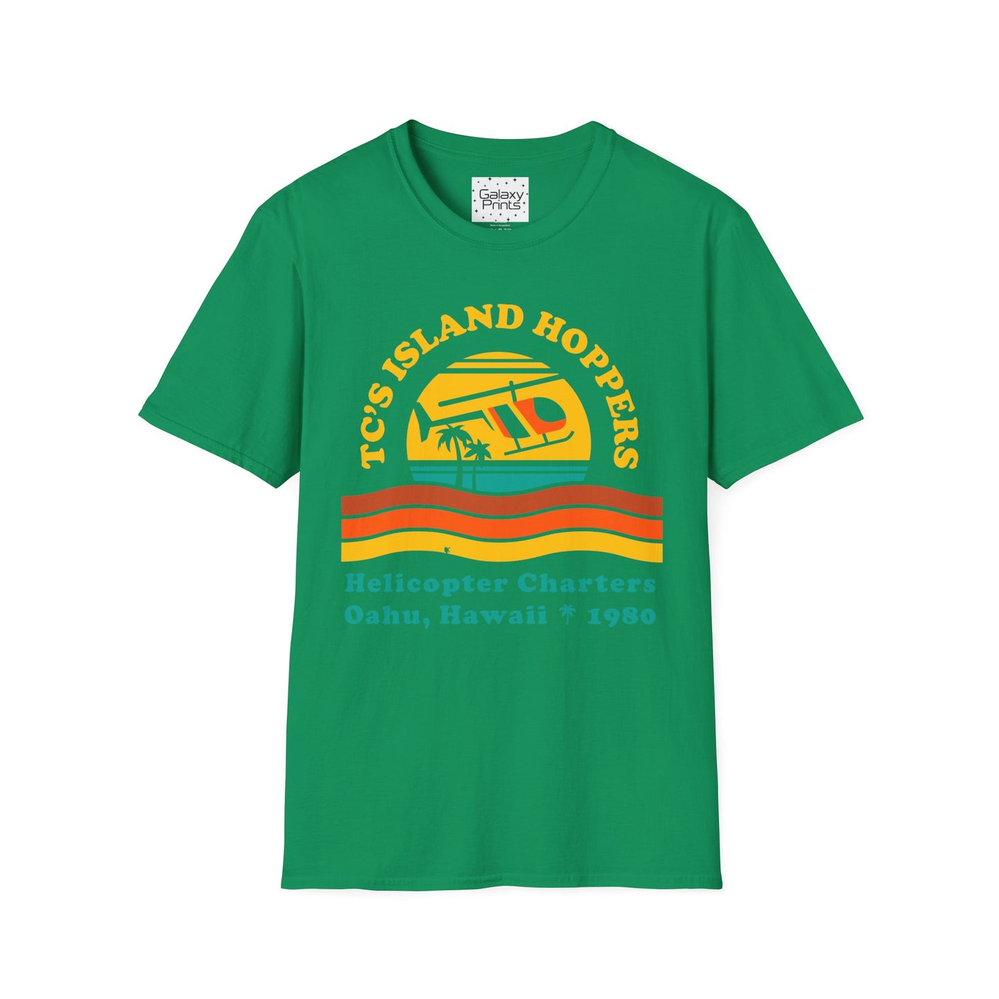 Unisex T-Shirt - POP Culture - 'From the HIT TV Show Magnum PI - TC's Helicopter Charterers & Rides'