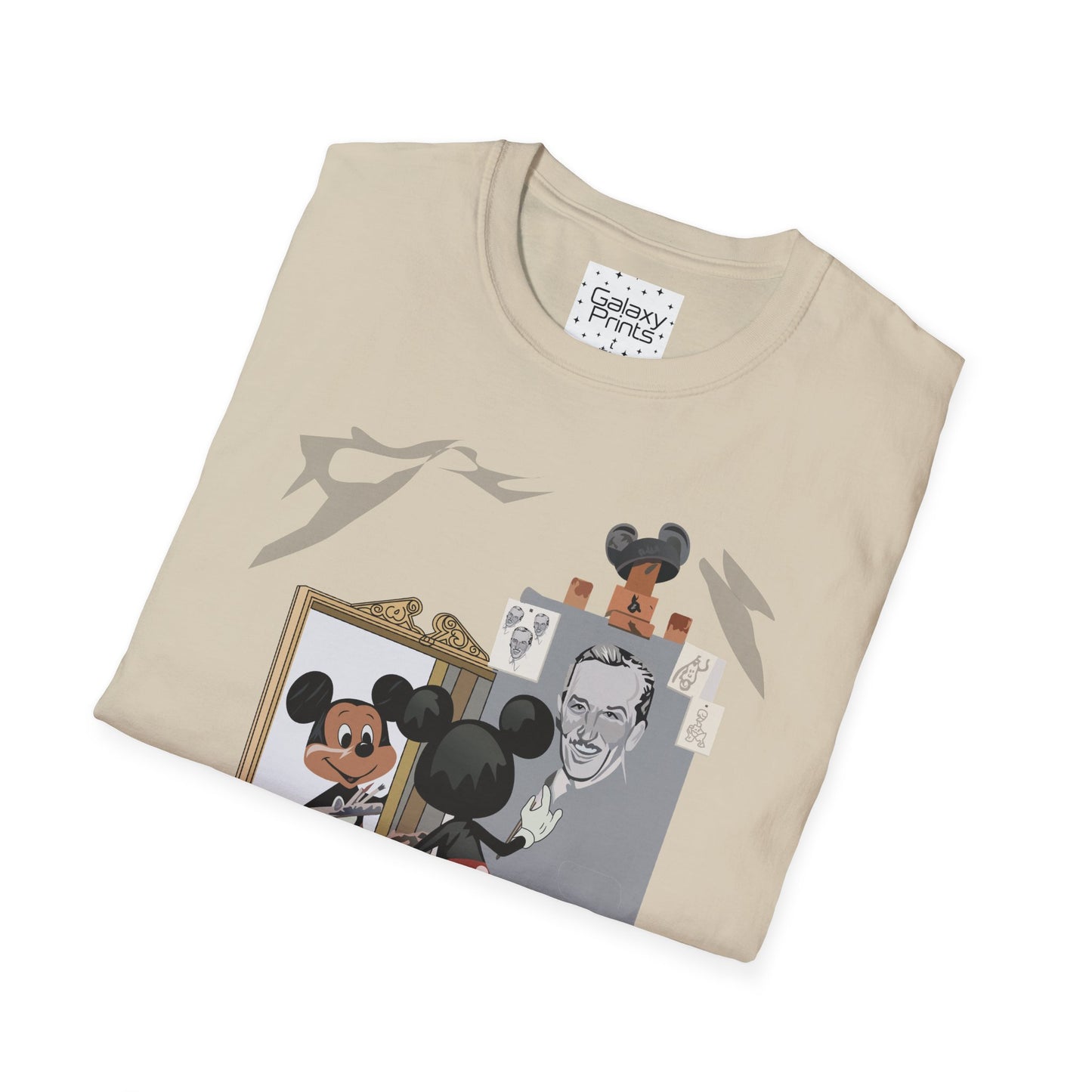 Unisex T-Shirt - DISNEY Inspired - 'Mickey Painting Walt'