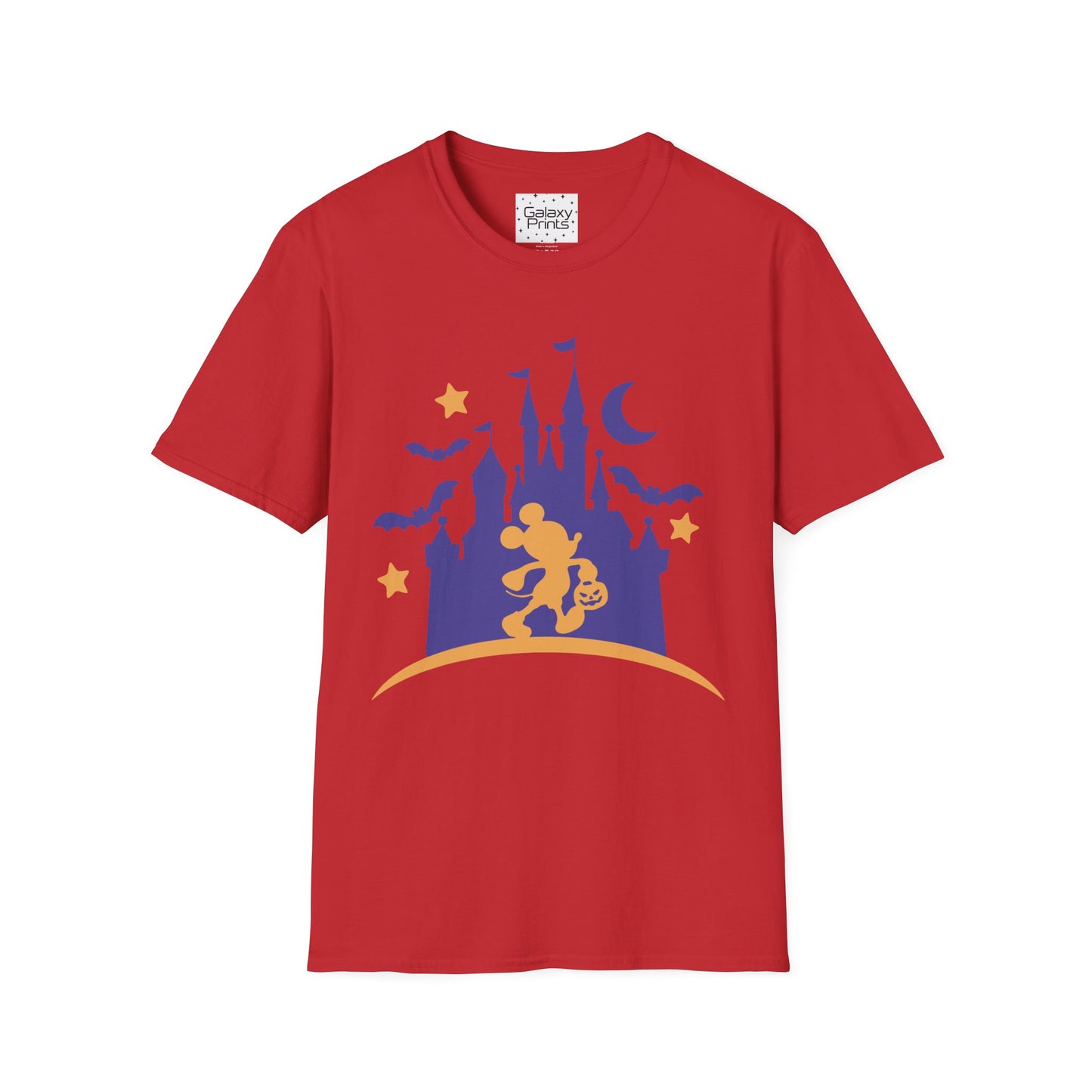 Unisex T-Shirt - DISNEY Inspired - 'Mickey gone trick or treating at the Castle in WDW'