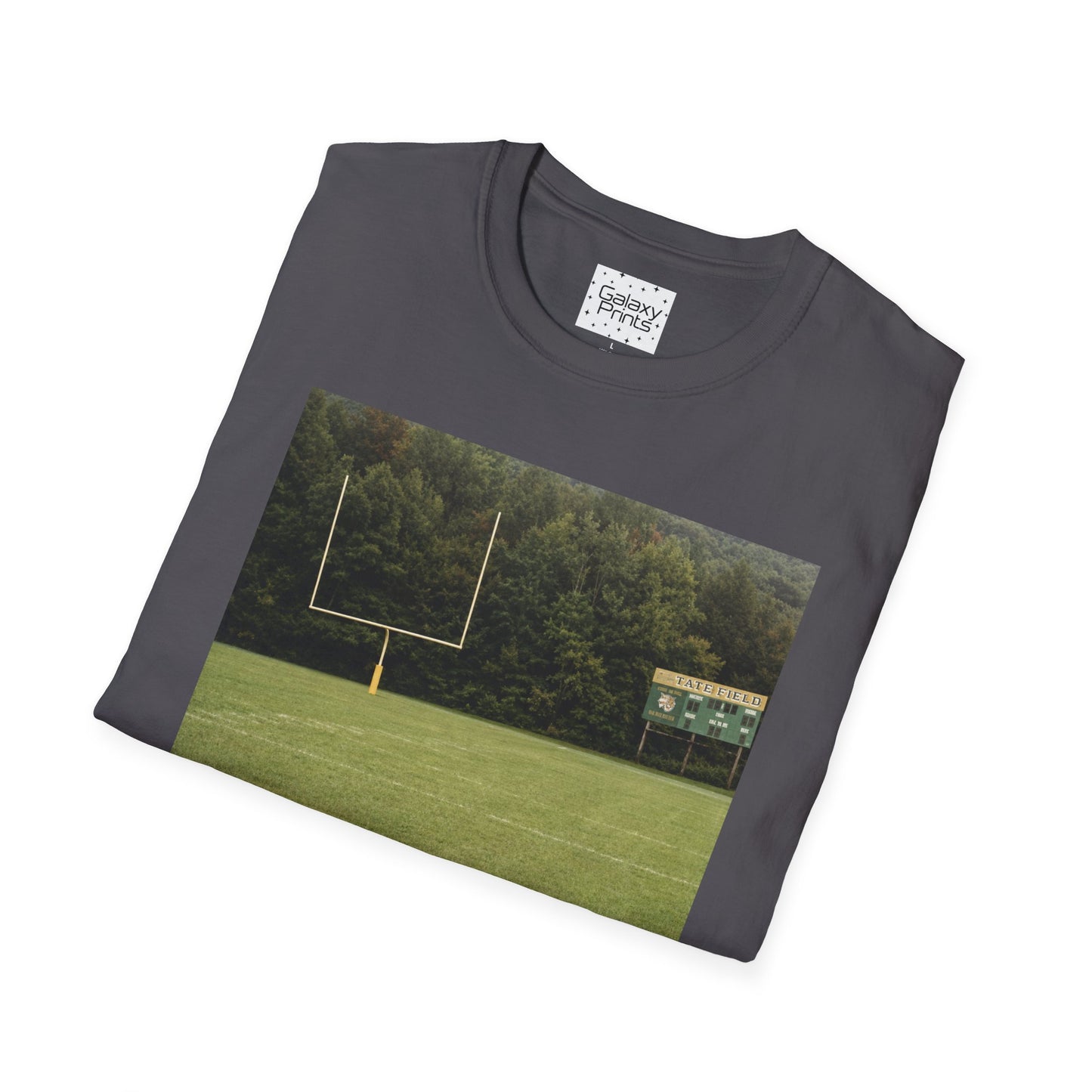 Tate Football Field Photo T-Shirt — Vintage LMC Football Graphic Tee