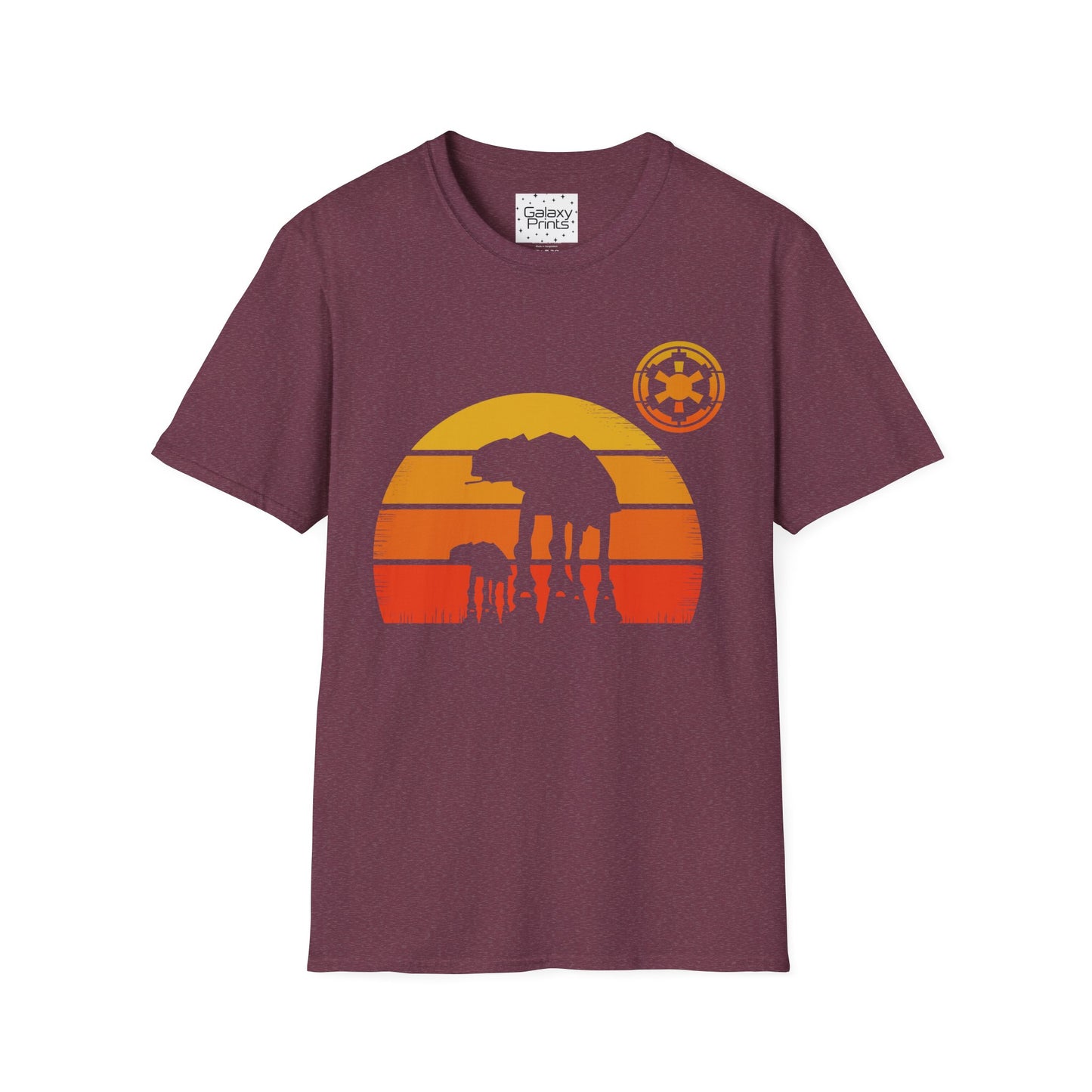 Star Wars Inspired Unisex T-Shirt - 'AT-AT Walker Sunset' Graphic Tee