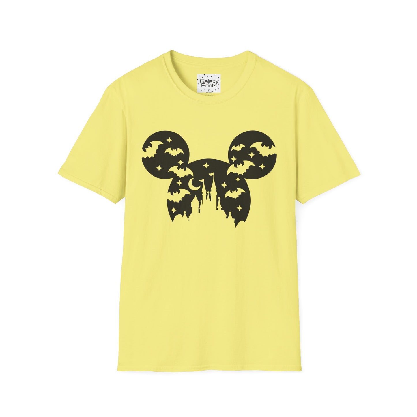 Unisex T-Shirt - DISNEY Inspired - 'Mickey Head with Castle for Halloween'