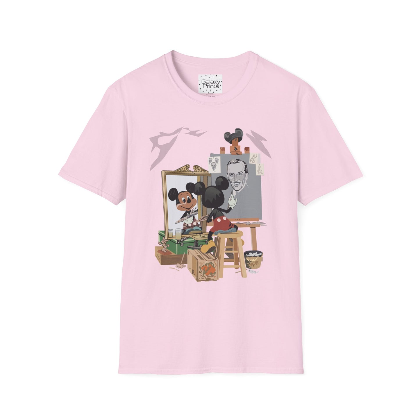 Unisex T-Shirt - DISNEY Inspired - 'Mickey Painting Walt'