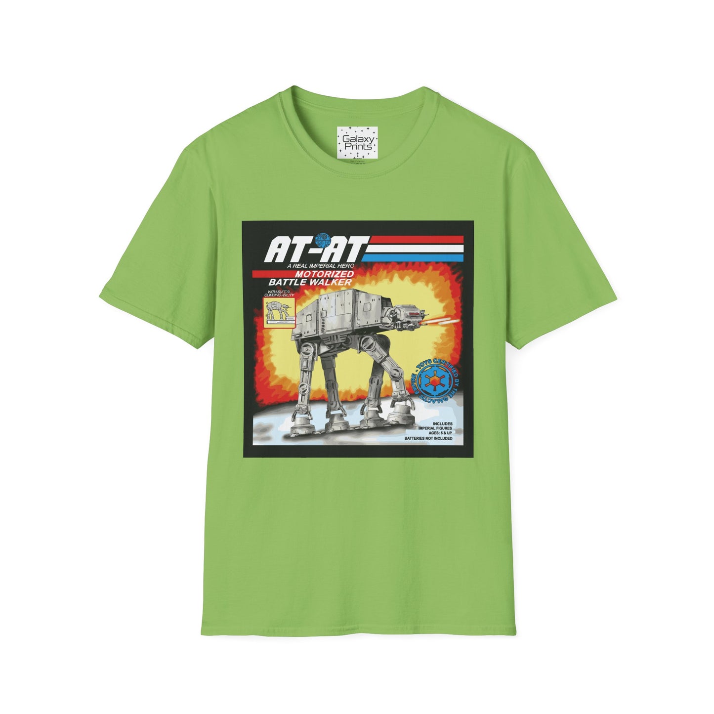 Star Wars AT-AT Walker Toy Box Retro Graphic Unisex Softstyle T-Shirt