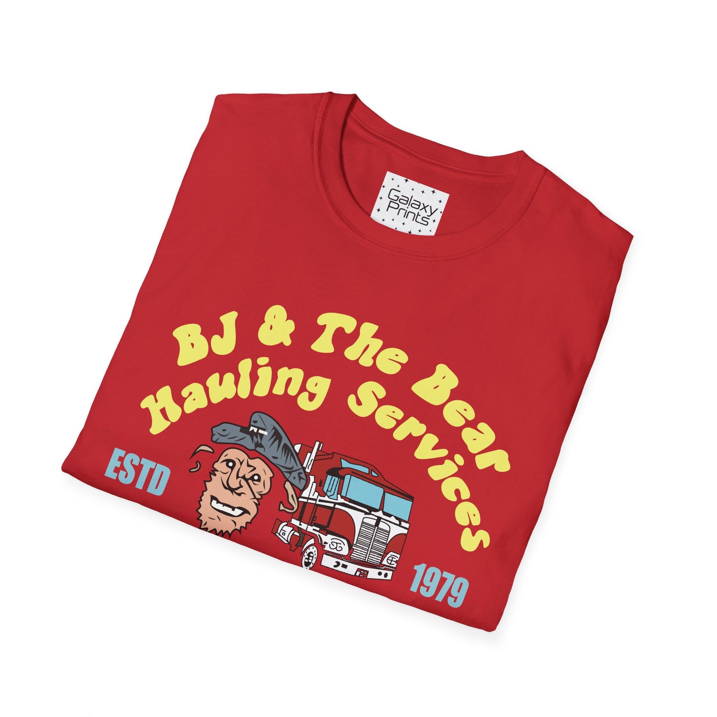 Unisex T-Shirt - Truck Driver BJ and Bear Design - POP Culture