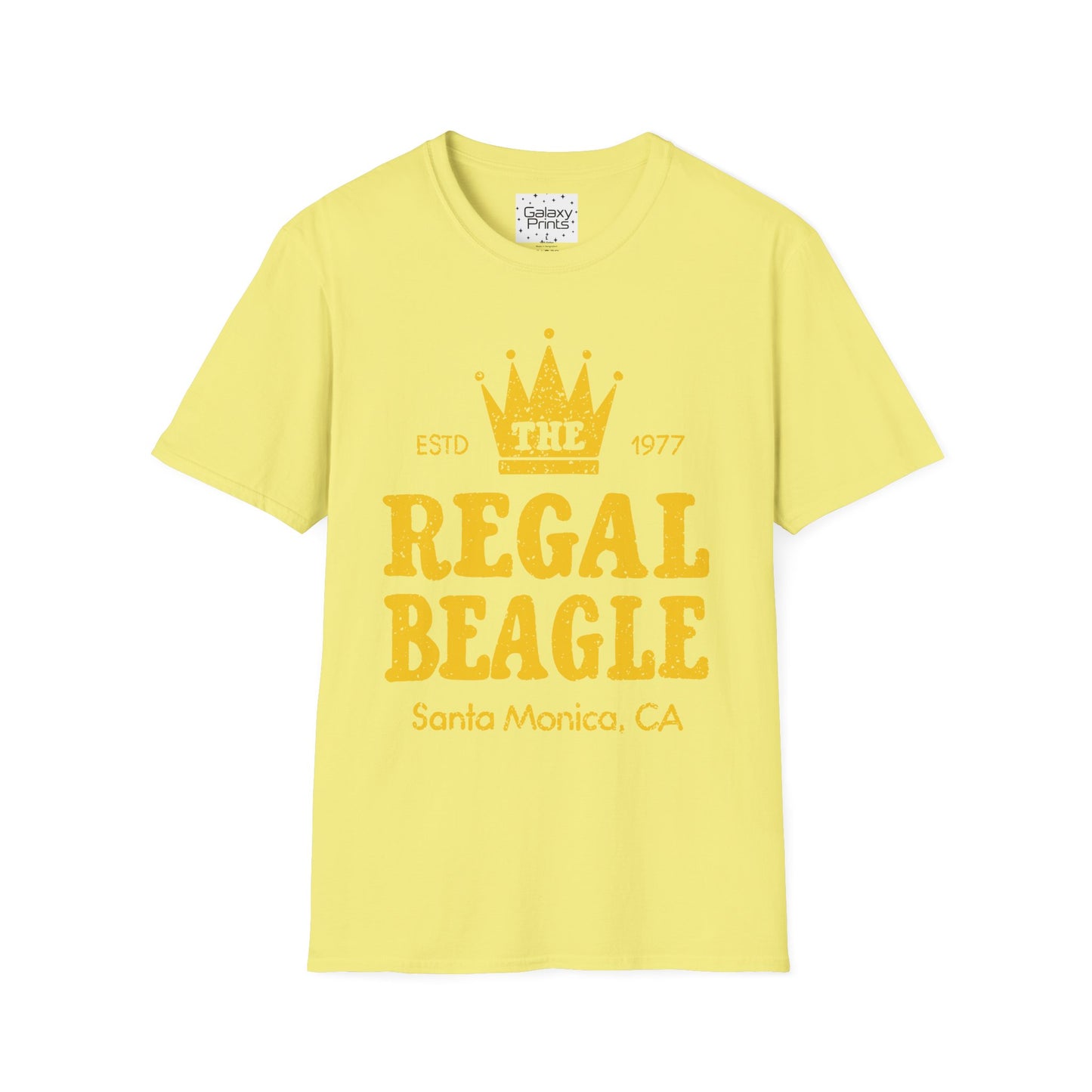 Unisex T-Shirt - POP Culture - 'The Regal Beagle Bar - From the Hit 1977 Sitcom Three's Company - Jack Janet Chrissy'