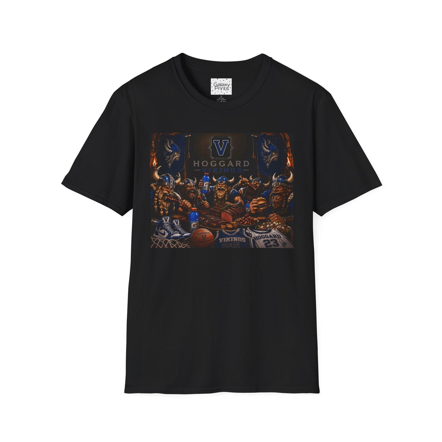 Vikings Basketball Feast T‑Shirt — Hoggard School Spirit Tee - Men's Baseball